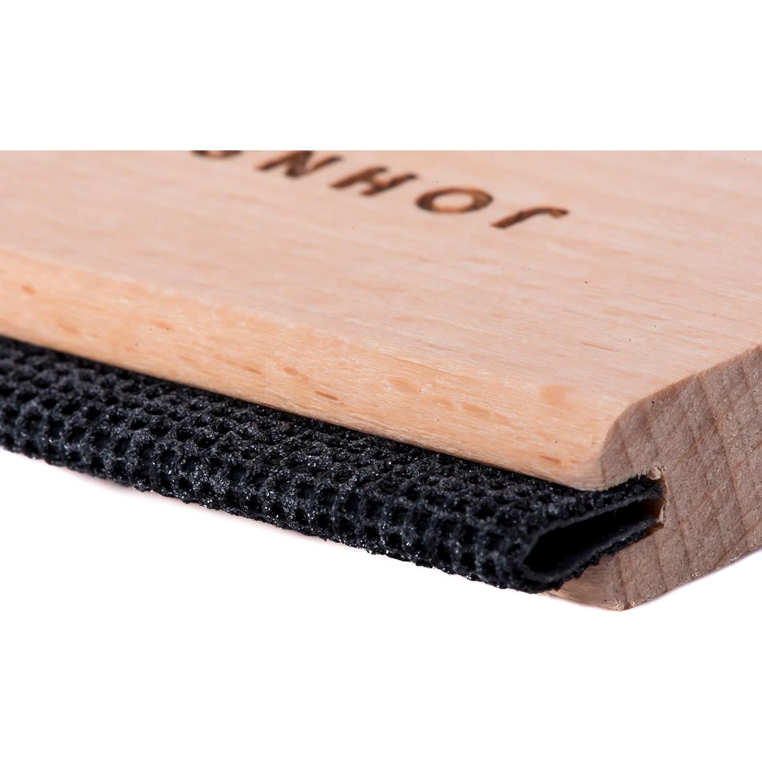 Johnson & Smith Sweater Comb - Double Sided Sweater Shaver Lint Scraper - Easy Grip Cashmere Comb - Multifunction Fabric Clothes Shaver Cashmere Pill Remover - Travel Pilling Remover Brush with Pouch