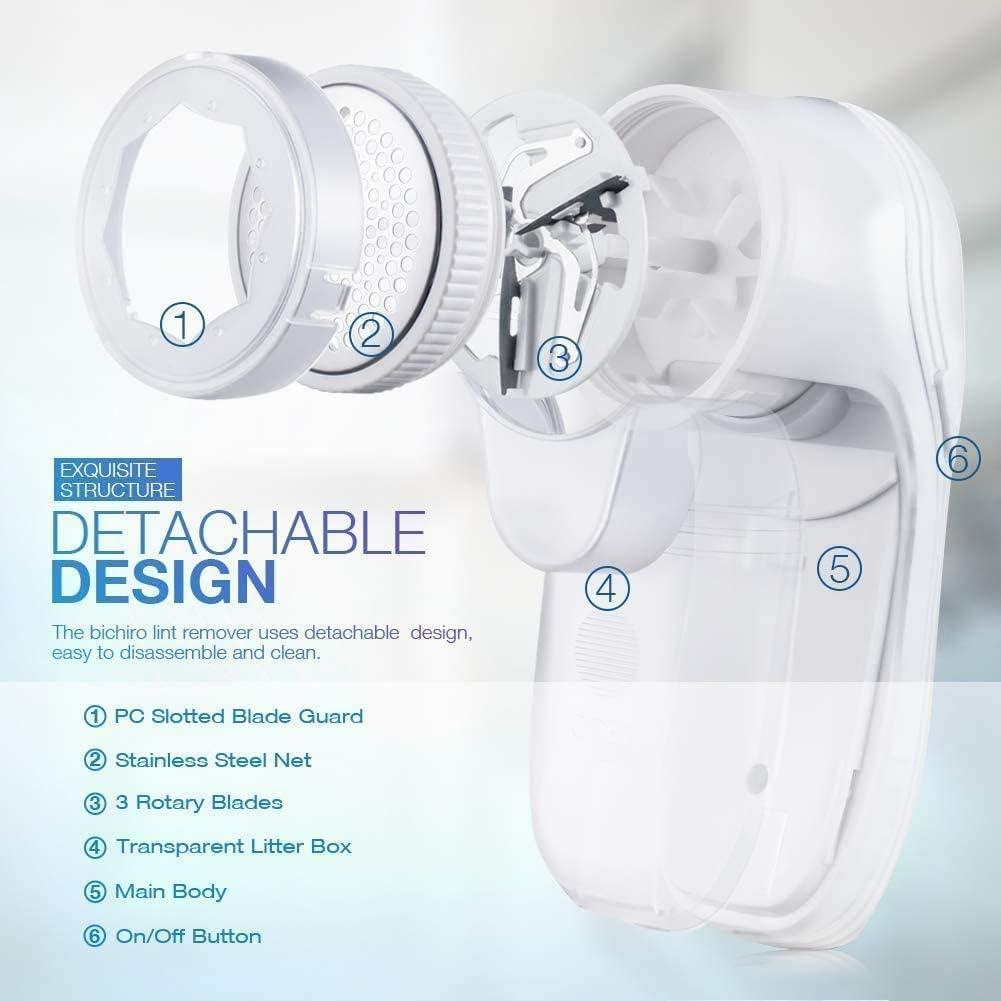 Raspador de tela eléctrico Bubbacare con 3 cuchillas