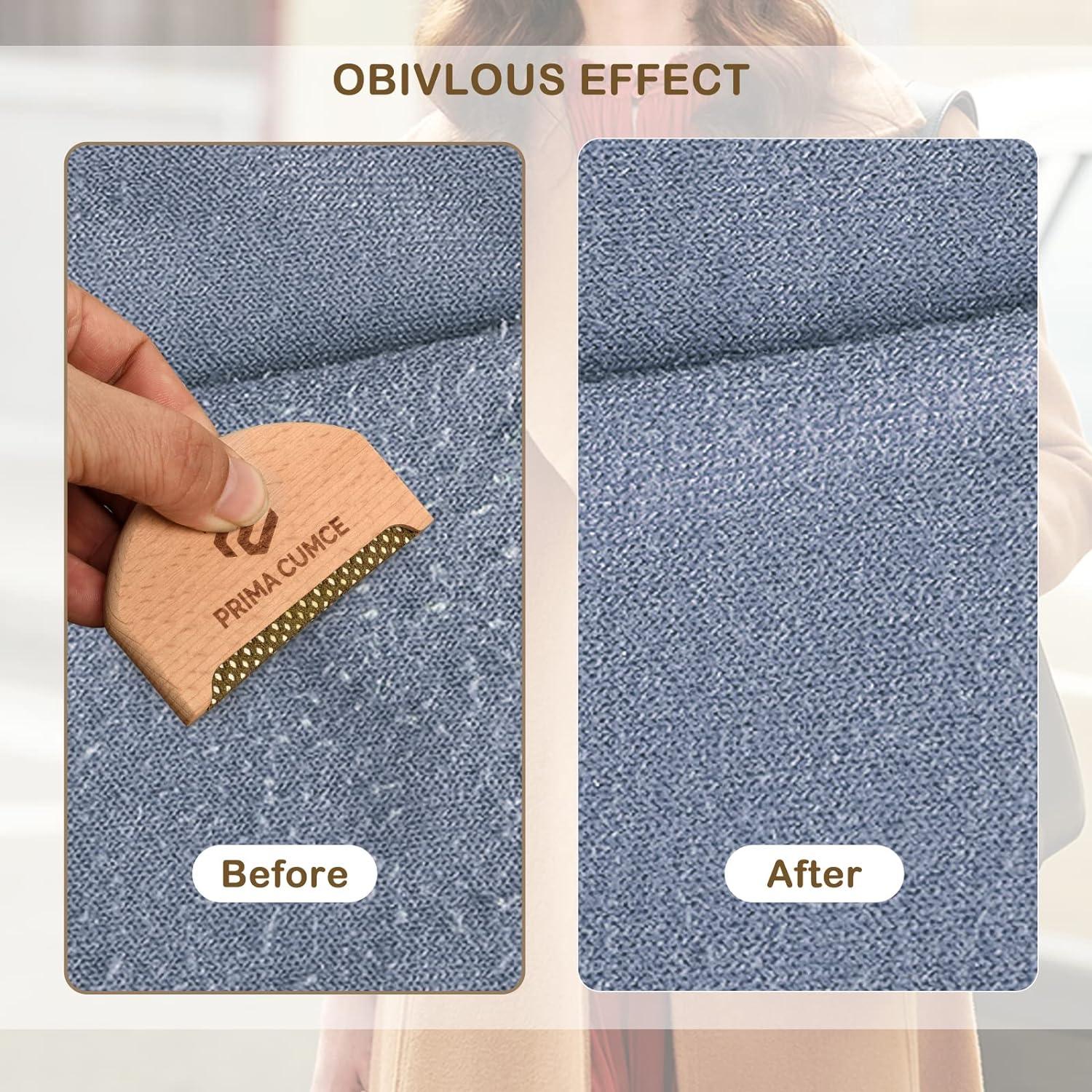 Peine de Madera 2 PCS Prima Cumce para Quitar Pelusas