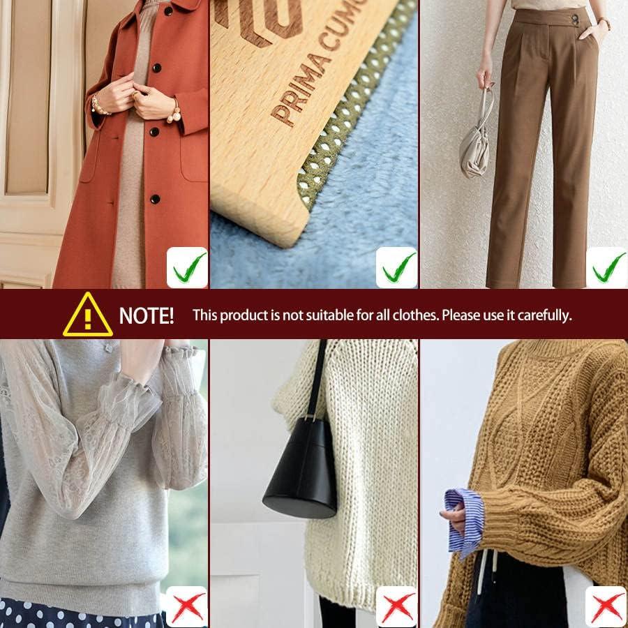 Peine de Madera 2 PCS Prima Cumce para Quitar Pelusas