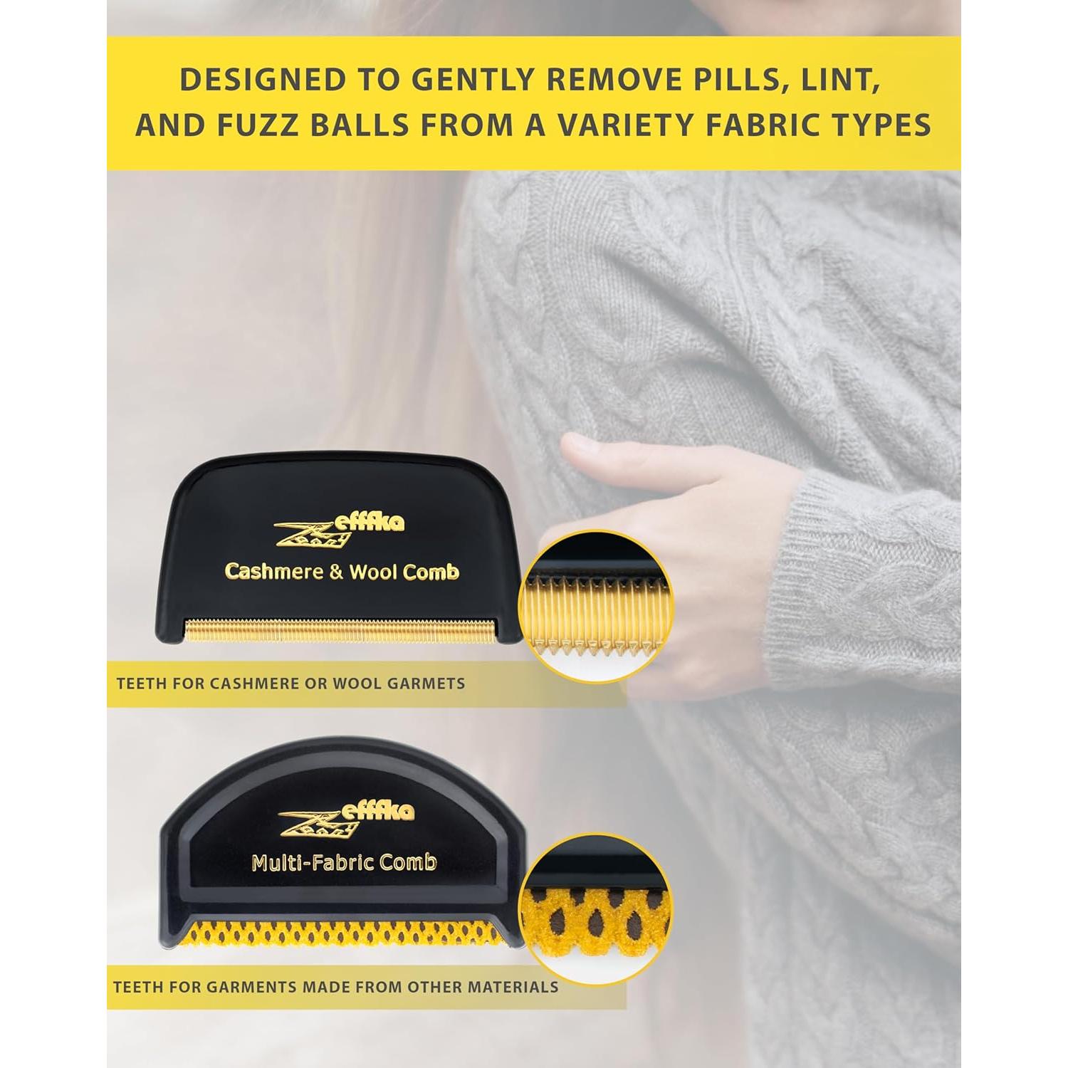 Quitapelusas ZEFFFKA para Suéteres de Cachemira y Lana