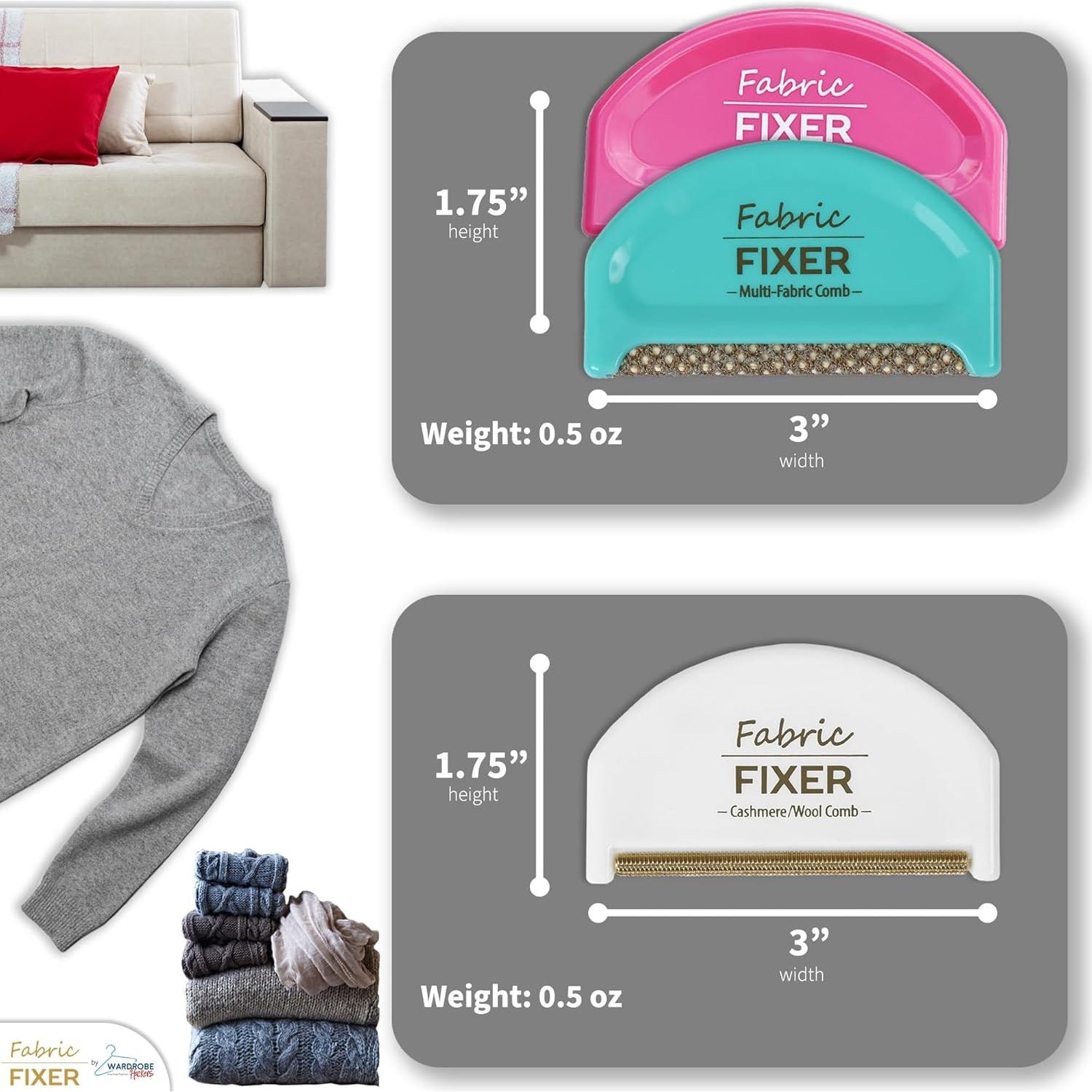 Juego de 3 Peines Removedores de Pelusas Wardrobe Hackers