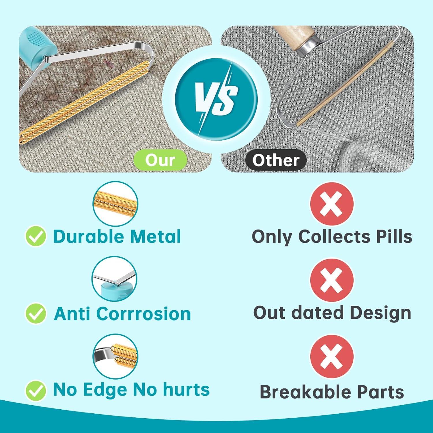 Removedor de Pelo de Mascotas ACUDSA Manual 3 Piezas