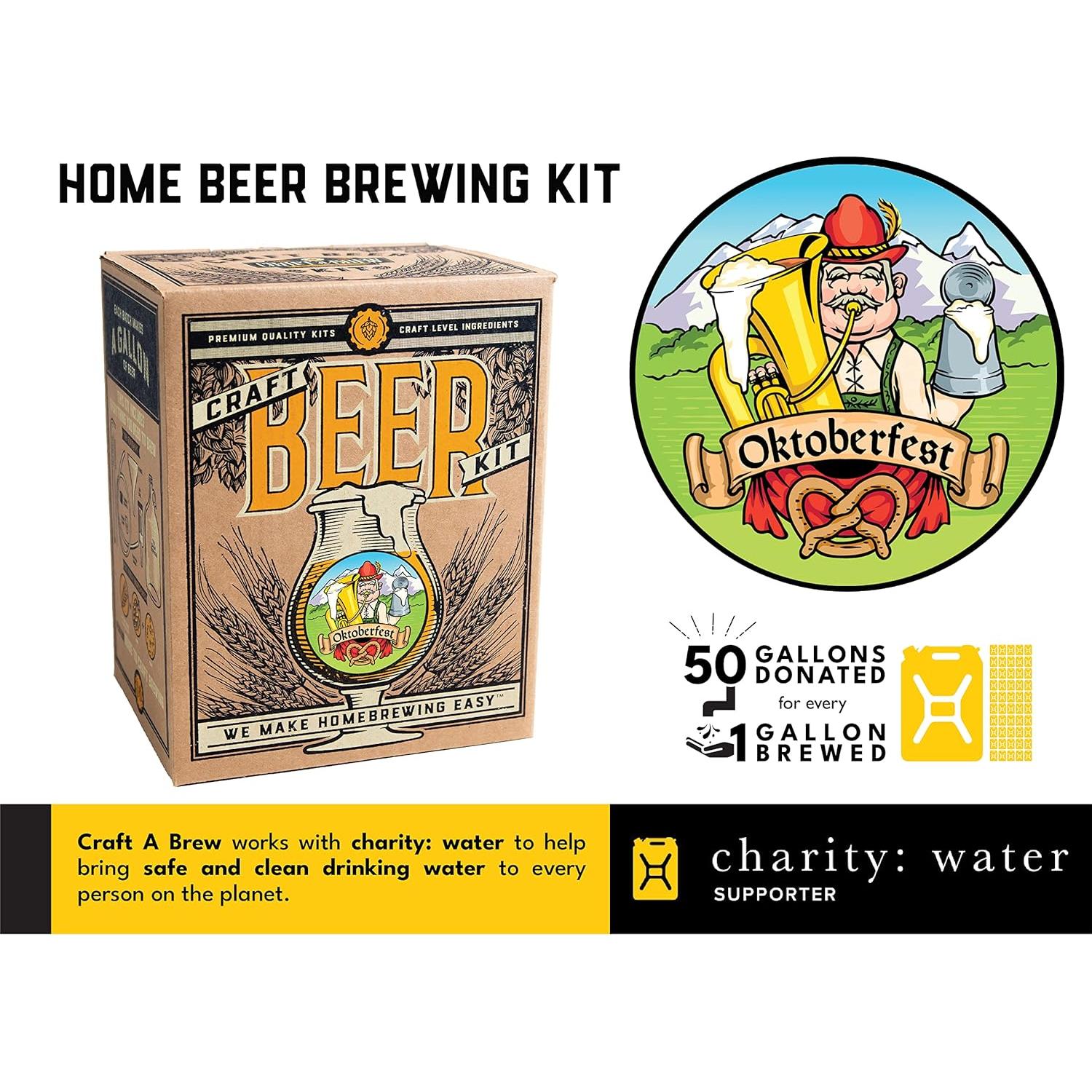 Kit de Cerveza Oktoberfest Craft A Brew - 1 Galón