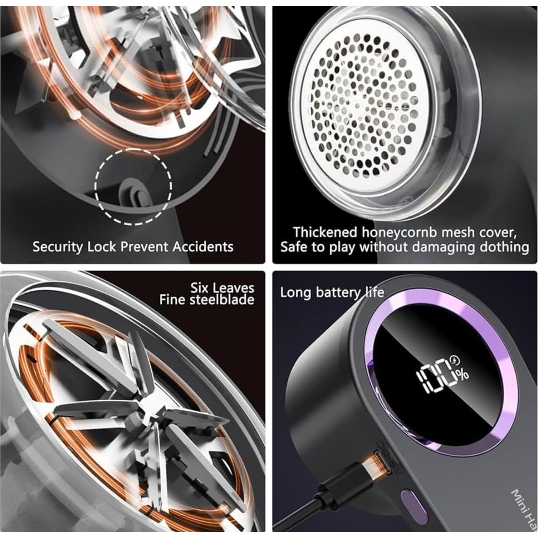 Quitapelusas recargable CocuLux, removedor de pelusa 0.17 kg