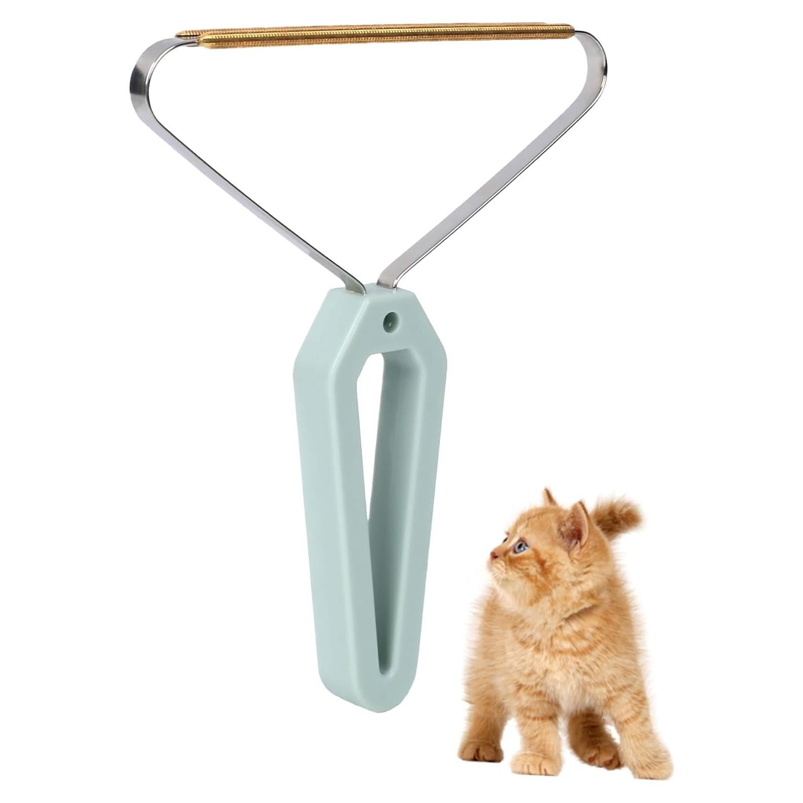 Removedor de Pelo de Mascota Amohaus - Manual, Turquesa