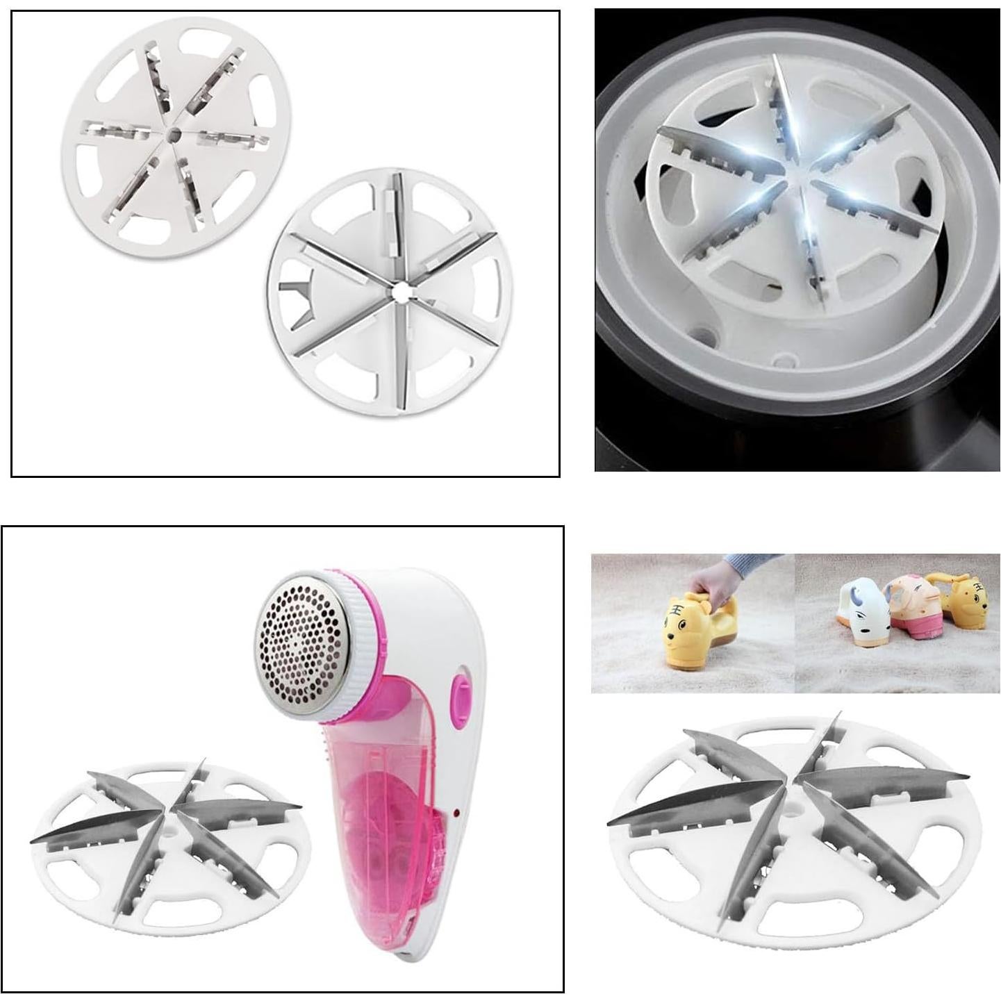 9 Cuchillas de Reemplazo NentMent para Afeitadora de Tela