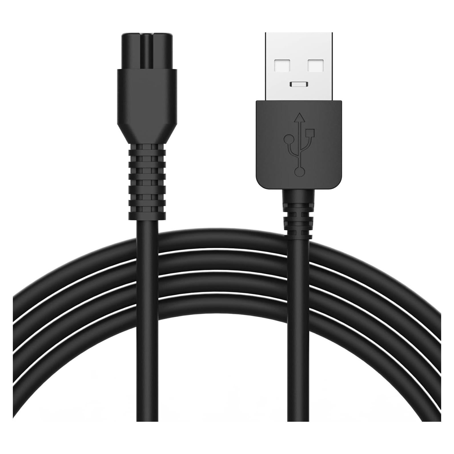 Cable de Carga USB POPCHOSE para Afeitadora SN2268 1.35m