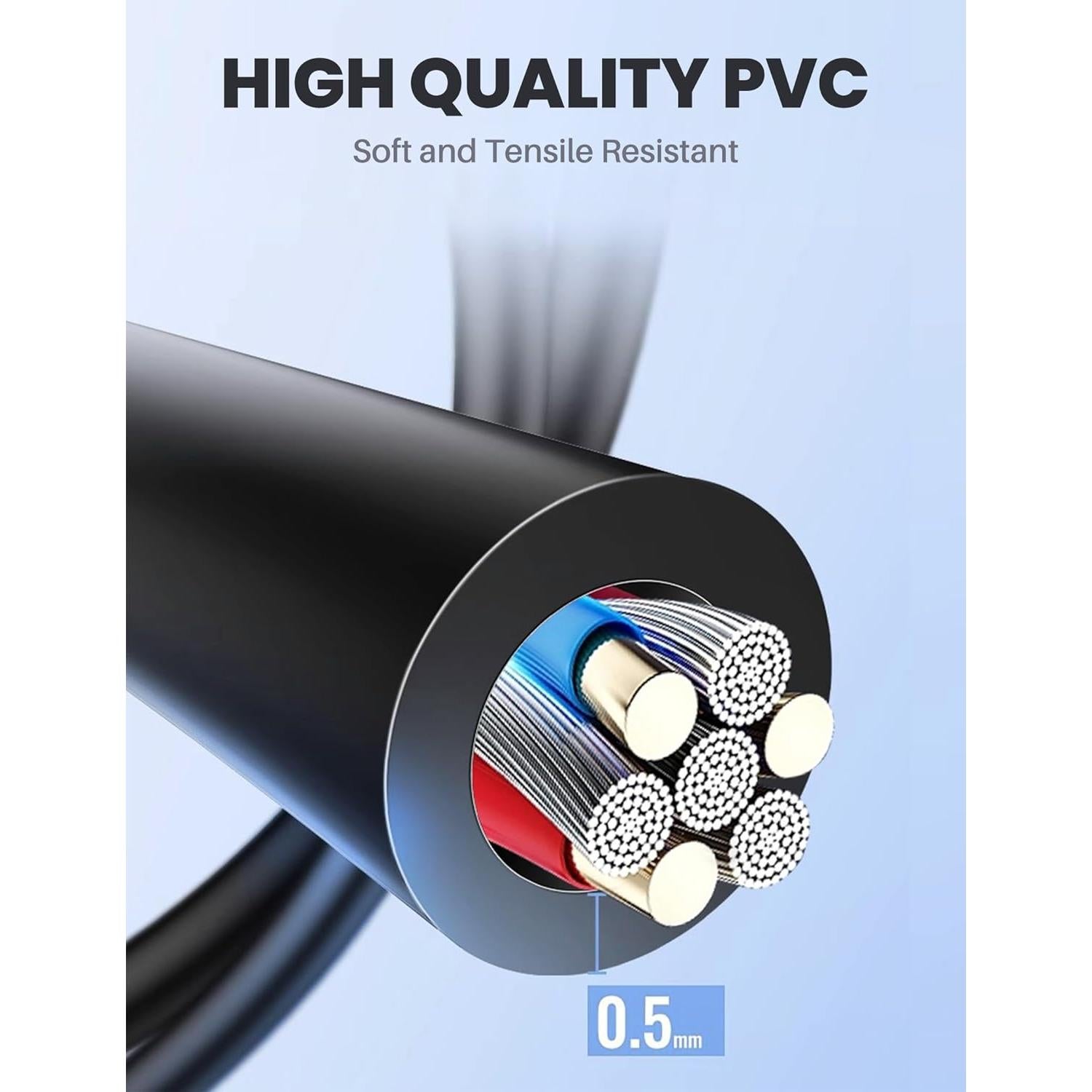 Cable de Carga USB POPCHOSE para Afeitadora SN2268 1.35m