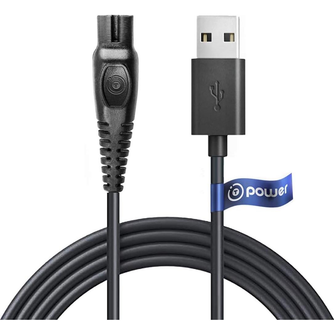 T POWER 5V Charging Cord for Bymore Fabric Shaver Sweater Shaver and Popchose Lint Remover Fuzzs Pills Pilling Trimmer Replacement Ac Dc Adapter Car Charger Power Supply Cord