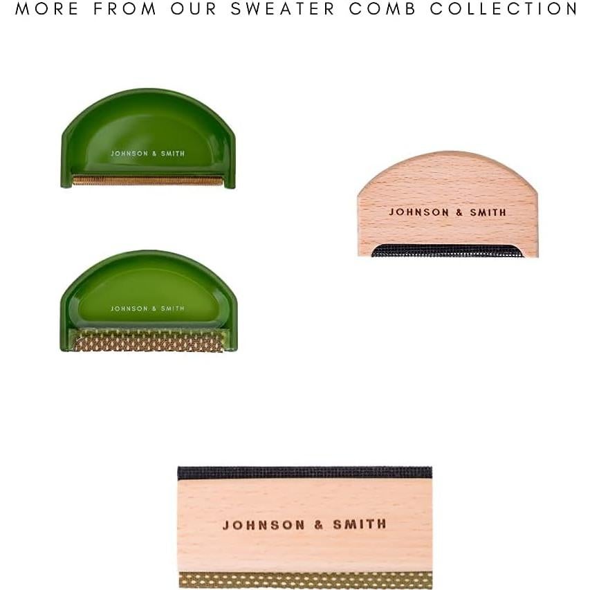 Sweater Comb 2 Pack - Sweater Shaver Lint Scraper - Easy Grip Cashmere Comb - Multifunction Fabric Clothes Shaver Cashmere Pill Remover - Travel Pilling Remover Brush with Pouch