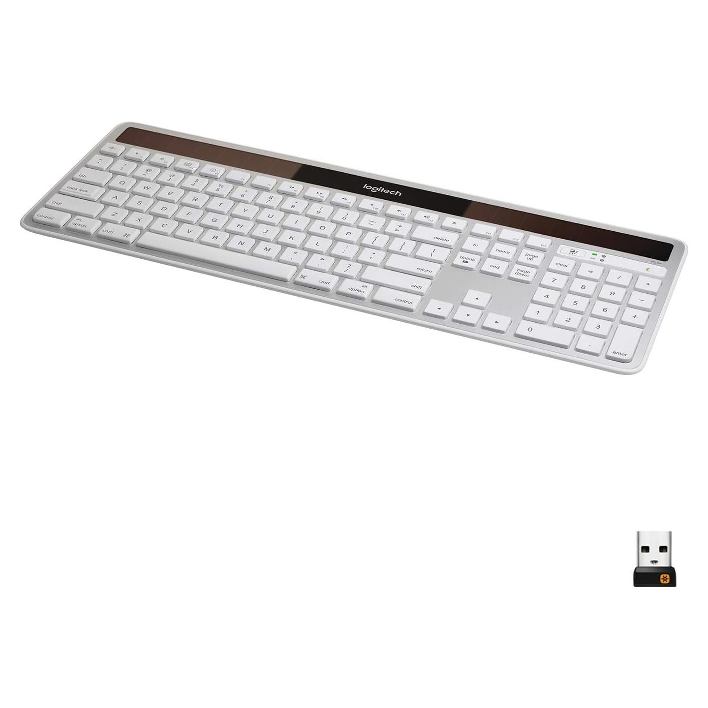 Teclado Inalámbrico Logitech K750 Solar para Mac - Plata