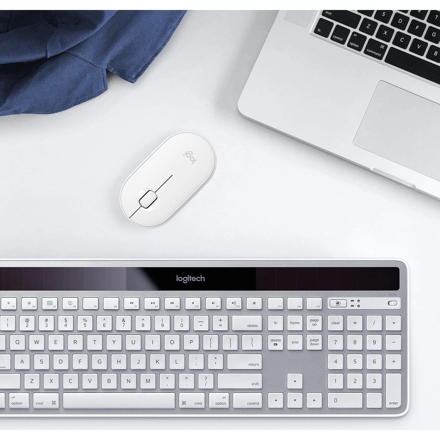 Teclado Inalámbrico Logitech K750 Solar para Mac - Plata