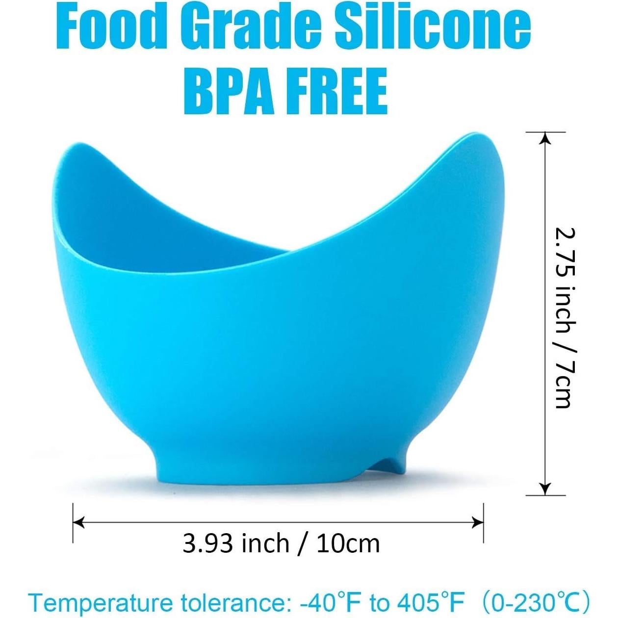 Cocinero de Huevos Pochados KRGMNHR Silicona Antideslizante