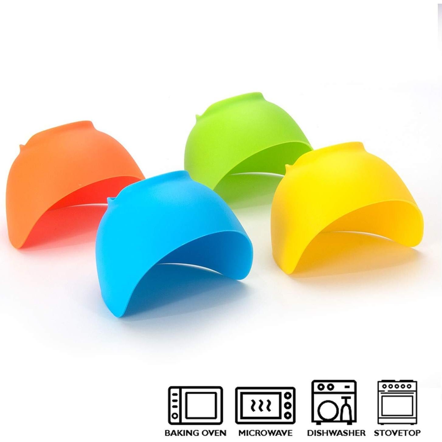 Cocinero de Huevos Pochados KRGMNHR Silicona Antideslizante