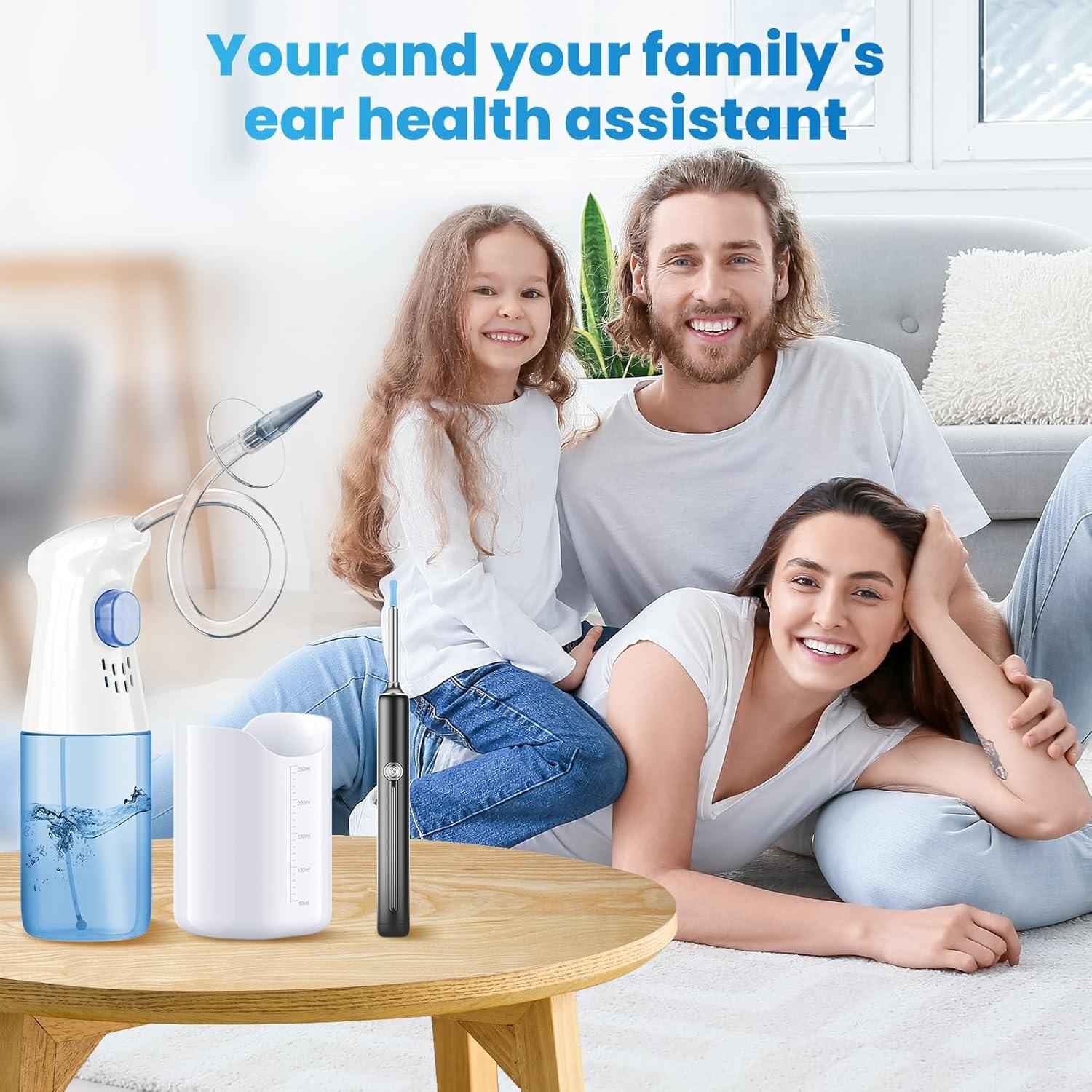 Kit de Eliminación de Cerumen WEUANY con Cámara HD 1080P