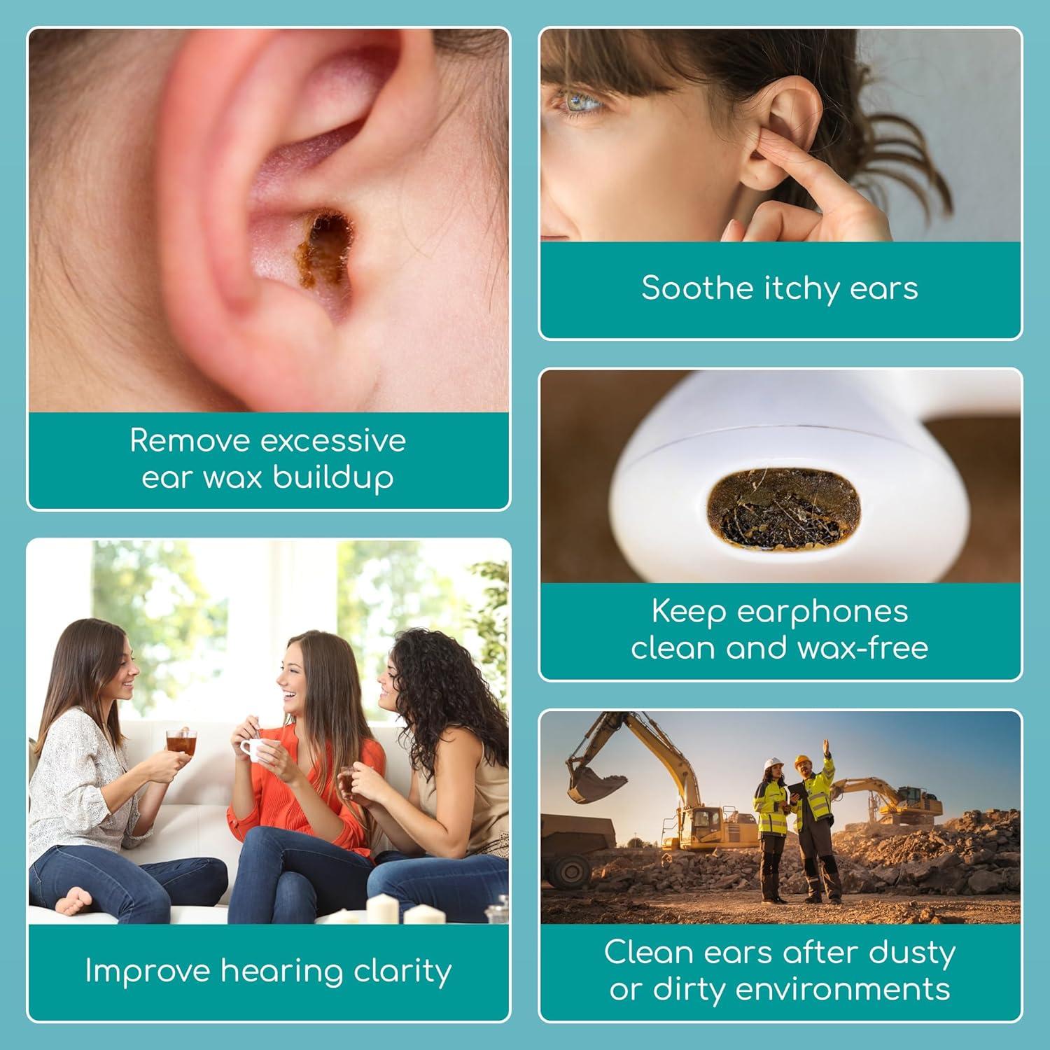 Kit de Limpieza de Oídos Medi Grade con Botella y Jeringa