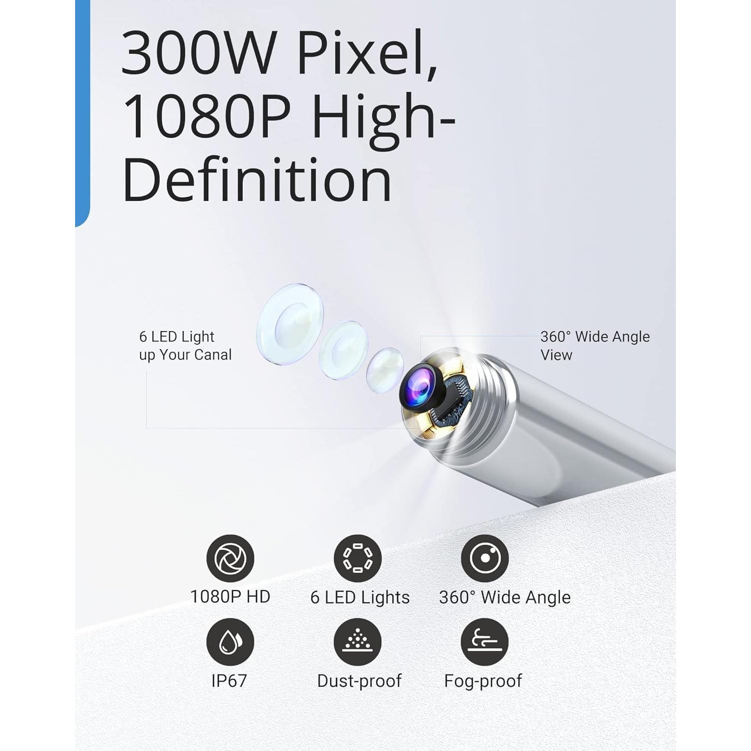 BEBIRD R1 Limpiador de Cerumen con Cámara HD y Luz LED