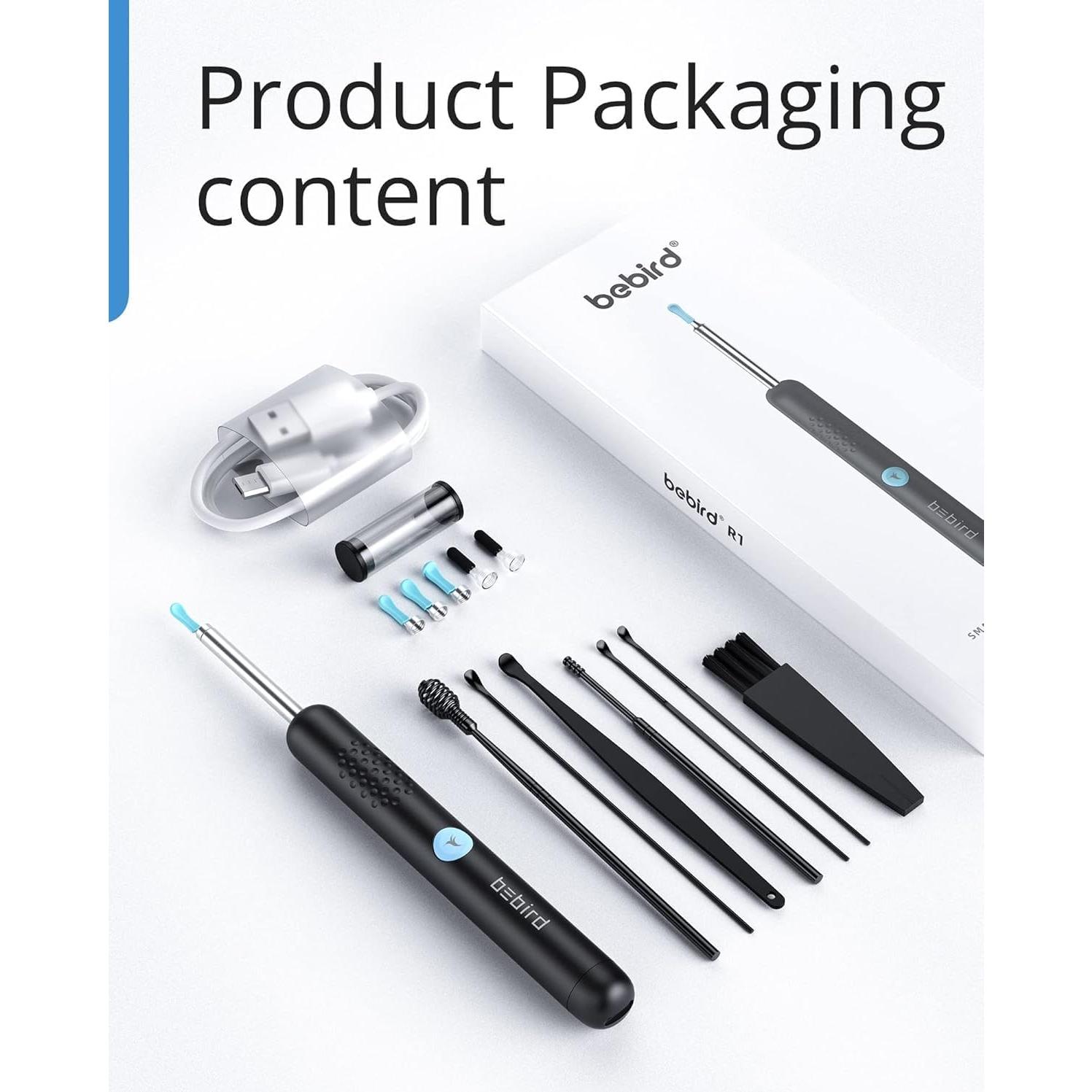 BEBIRD R1 Limpiador de Cerumen con Cámara HD y Luz LED