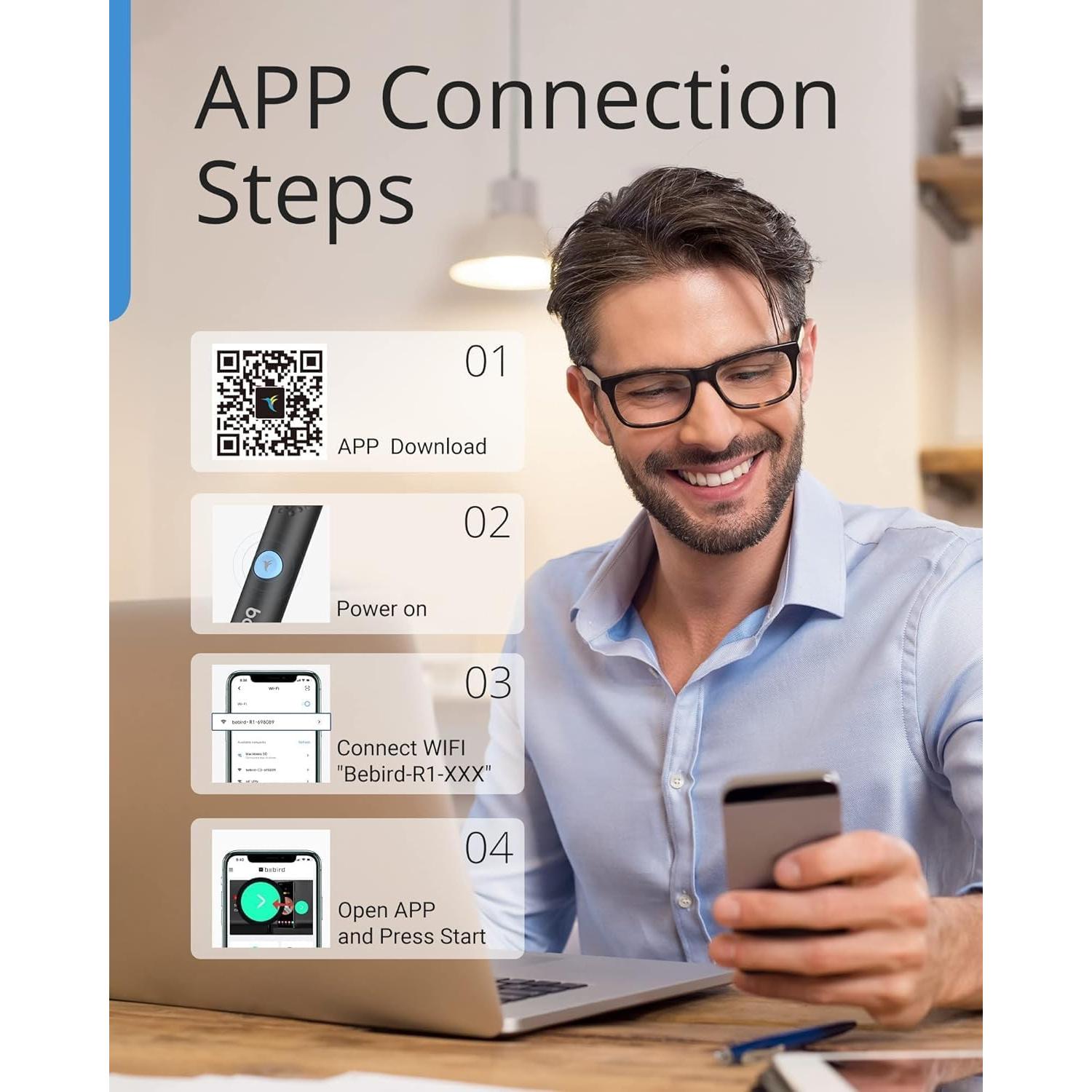 BEBIRD R1 Limpiador de Cerumen con Cámara HD y Luz LED