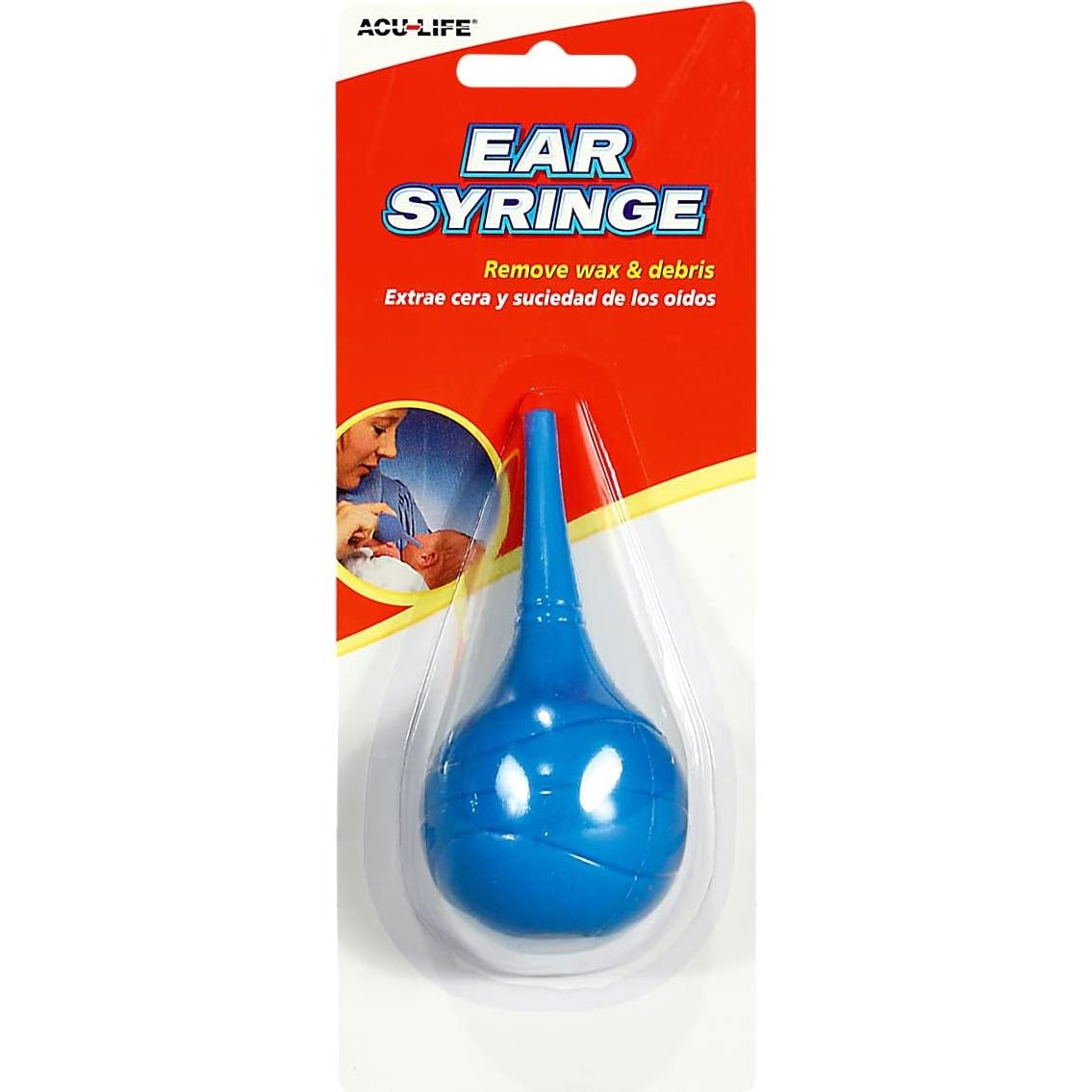 EZY DOSE Earwax Removal Syringe, Safe & Gentle Ear Cleaner for Baby, Children & Adults, Easy-to-Use Soft Rubber Bulb, Effective Ear Care Tool for Wax Removal and Debris, Perfect for Home Use & Travel