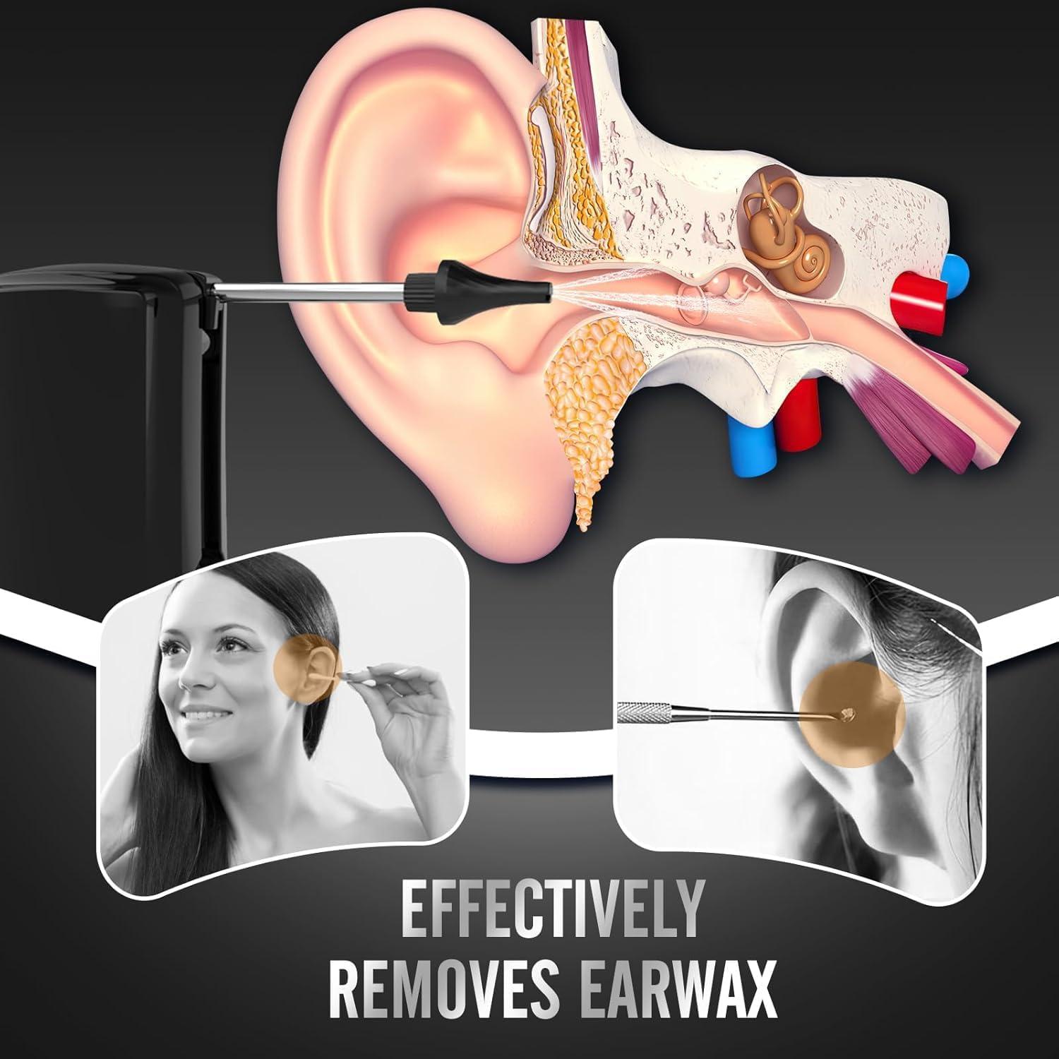 Limpiador de Cerumen Eléctrico Hyanexvexal IPX7 4 Modos