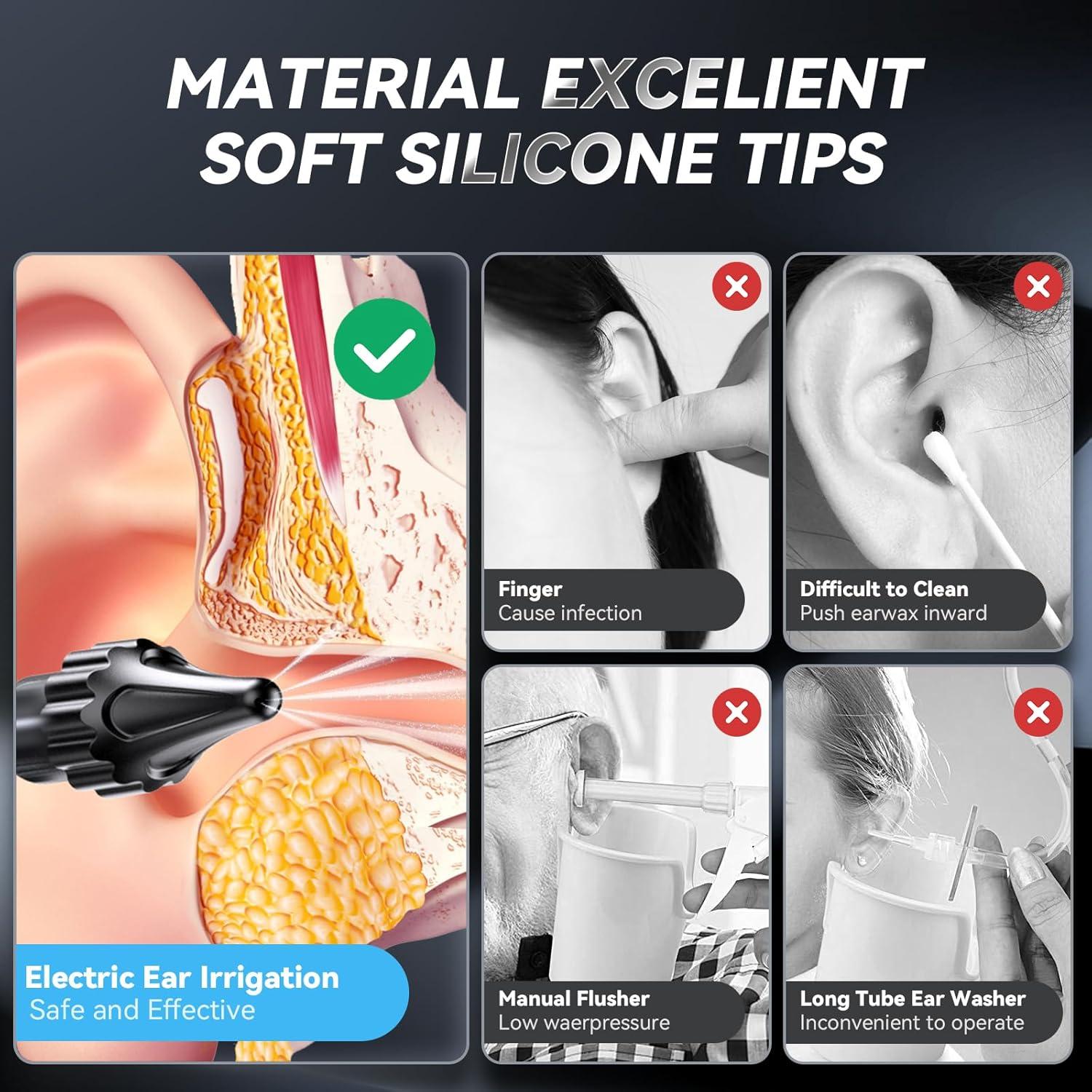 Limpiador de Oídos Eléctrico Lebbtl W80 con 5 Modos