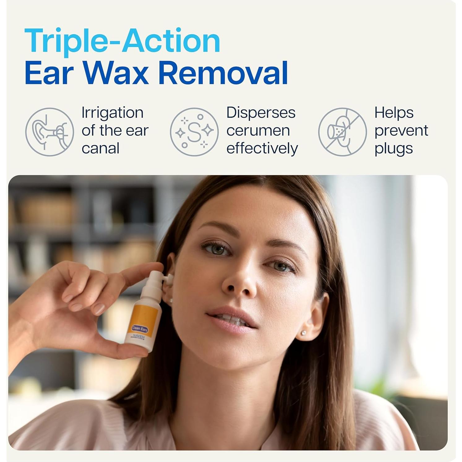 Spray Eliminador de Cerumen CleanEars 30 ml Naveh Pharma