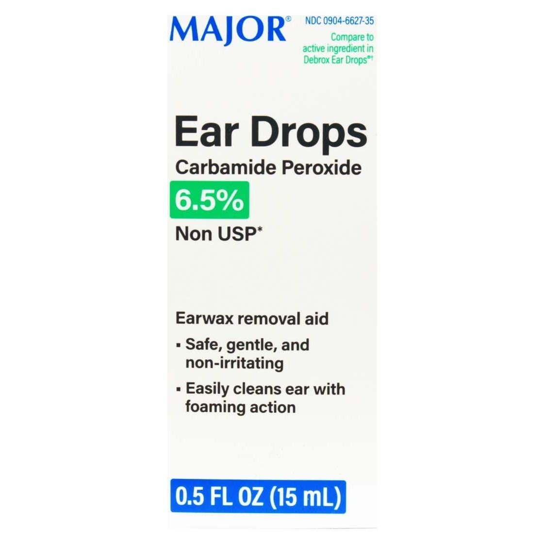 Gotas para Oídos Major 15mL Peróxido de Carbamida 6.5%