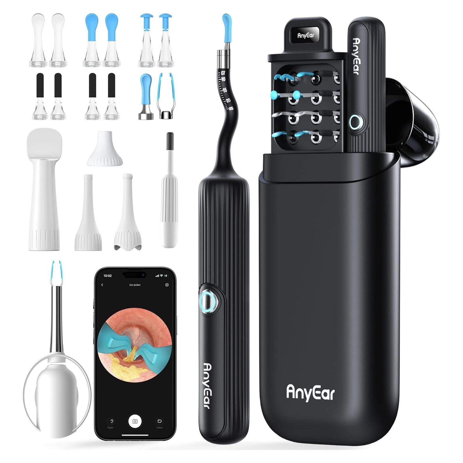 Limpiador de Oído Inalámbrico Anyear con Cámara 10MP HD