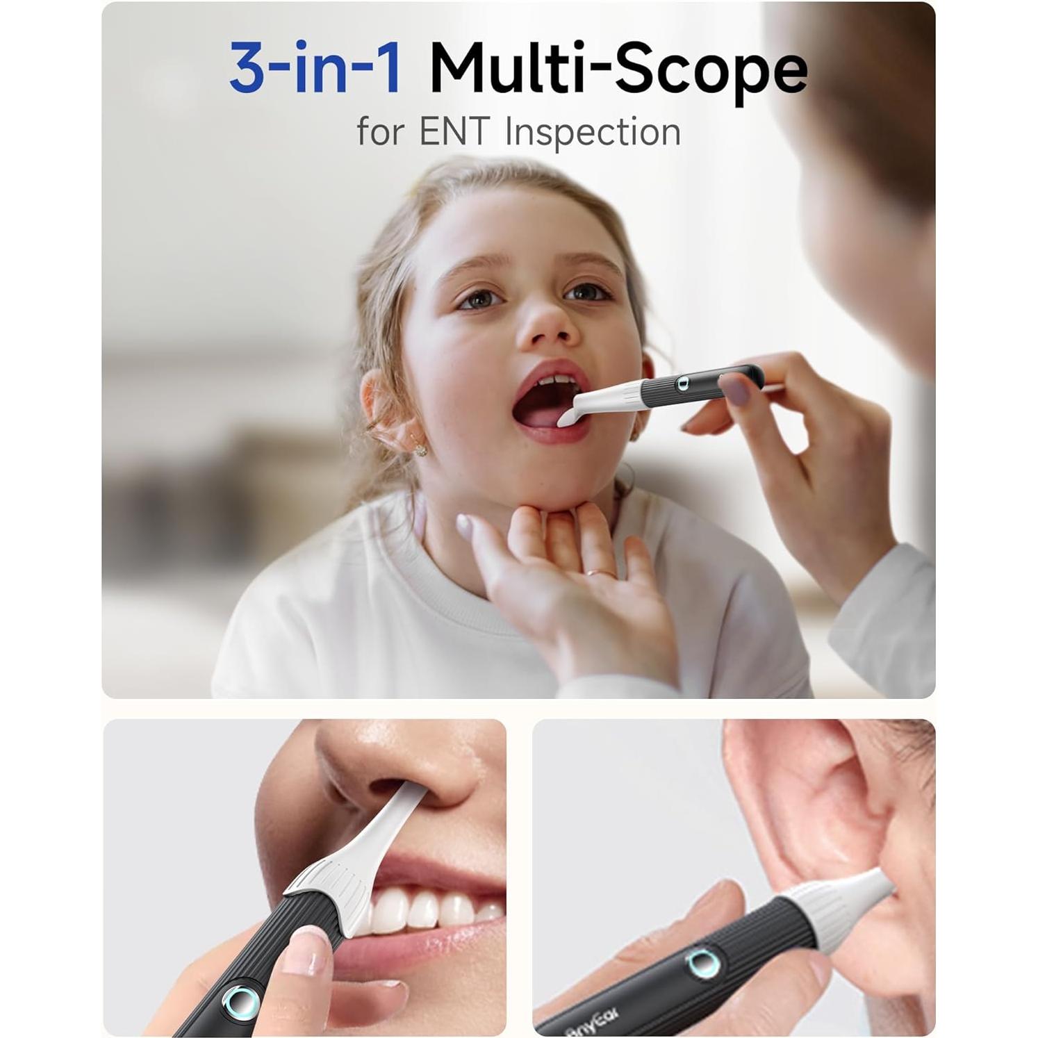 Limpiador de Oído Inalámbrico Anyear con Cámara 10MP HD