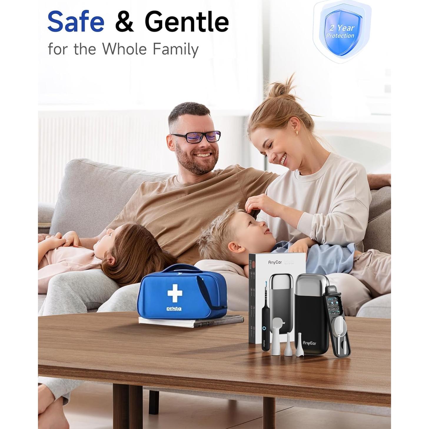 Limpiador de Oído Inalámbrico Anyear con Cámara 10MP HD