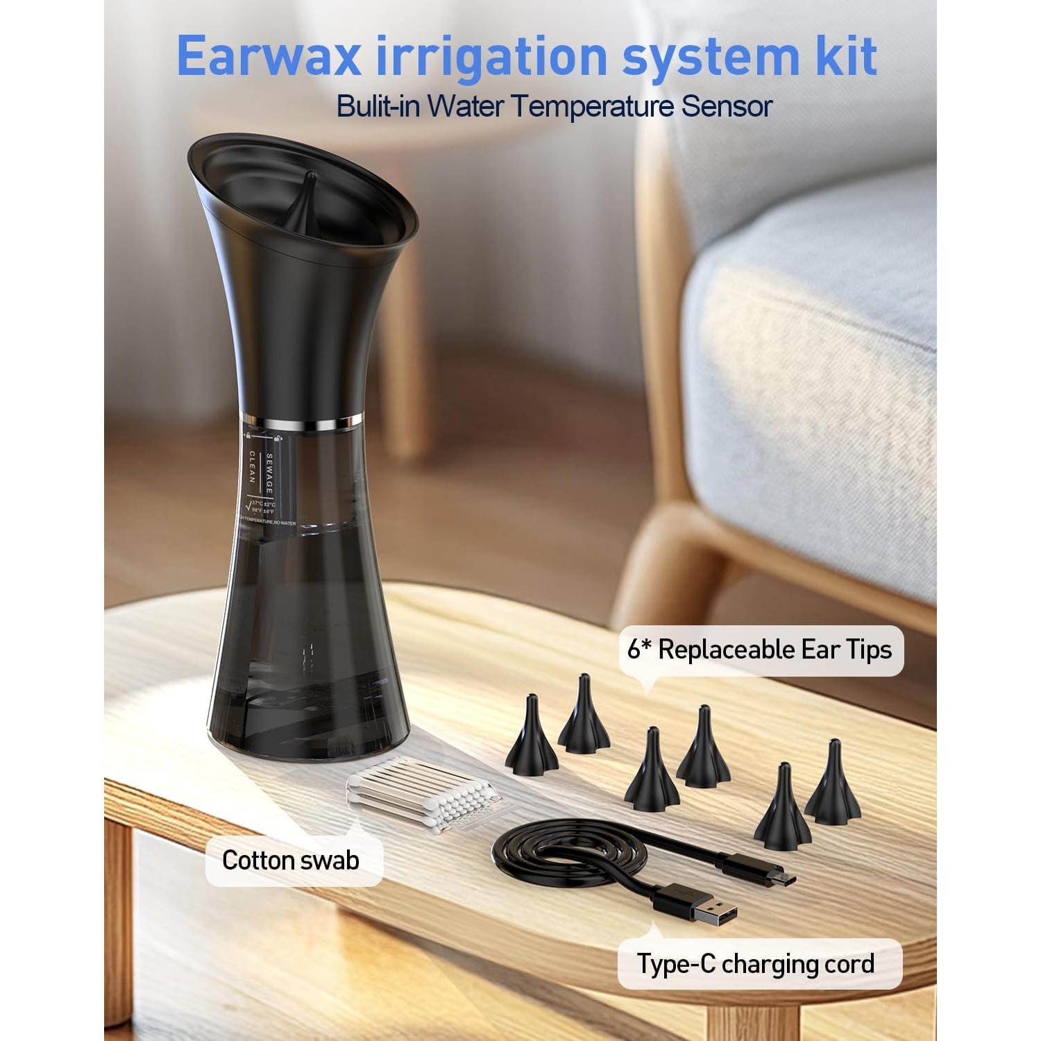 Limpiador de Oídos HeaDot con Temperatura Inteligente y 6 Puntas