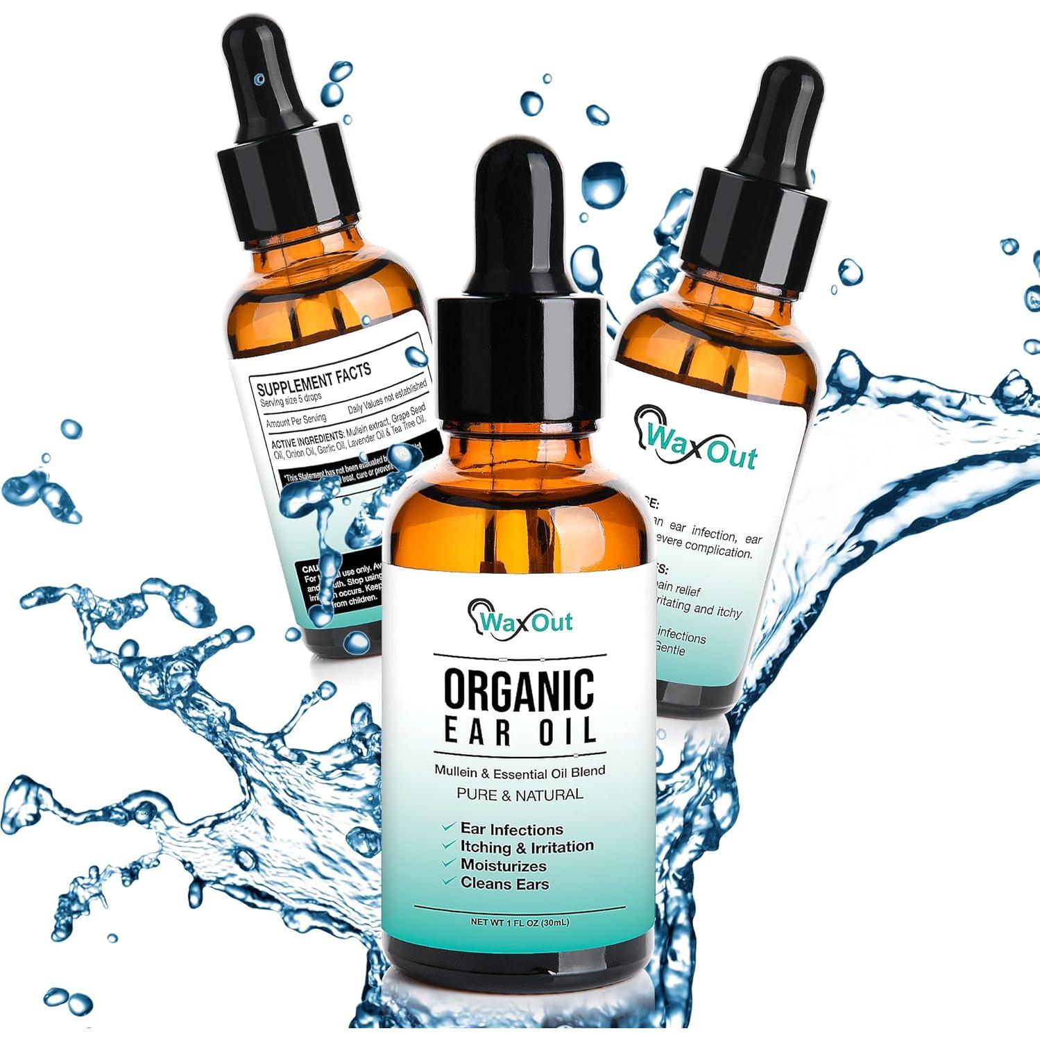 Gotas para Oídos WaxOut - Aceite Natural de Cera y Ajo 81g