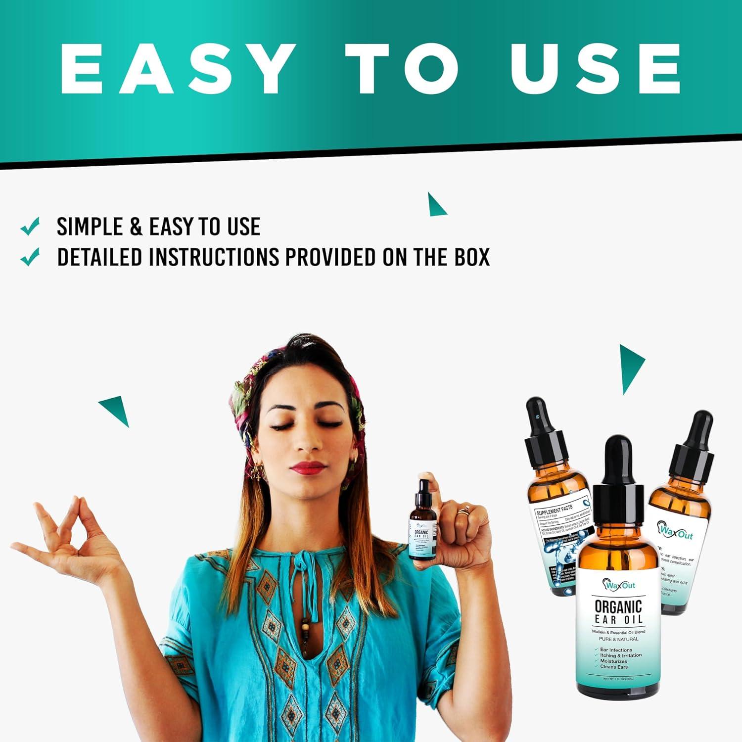 Gotas para Oídos WaxOut - Aceite Natural de Cera y Ajo 81g