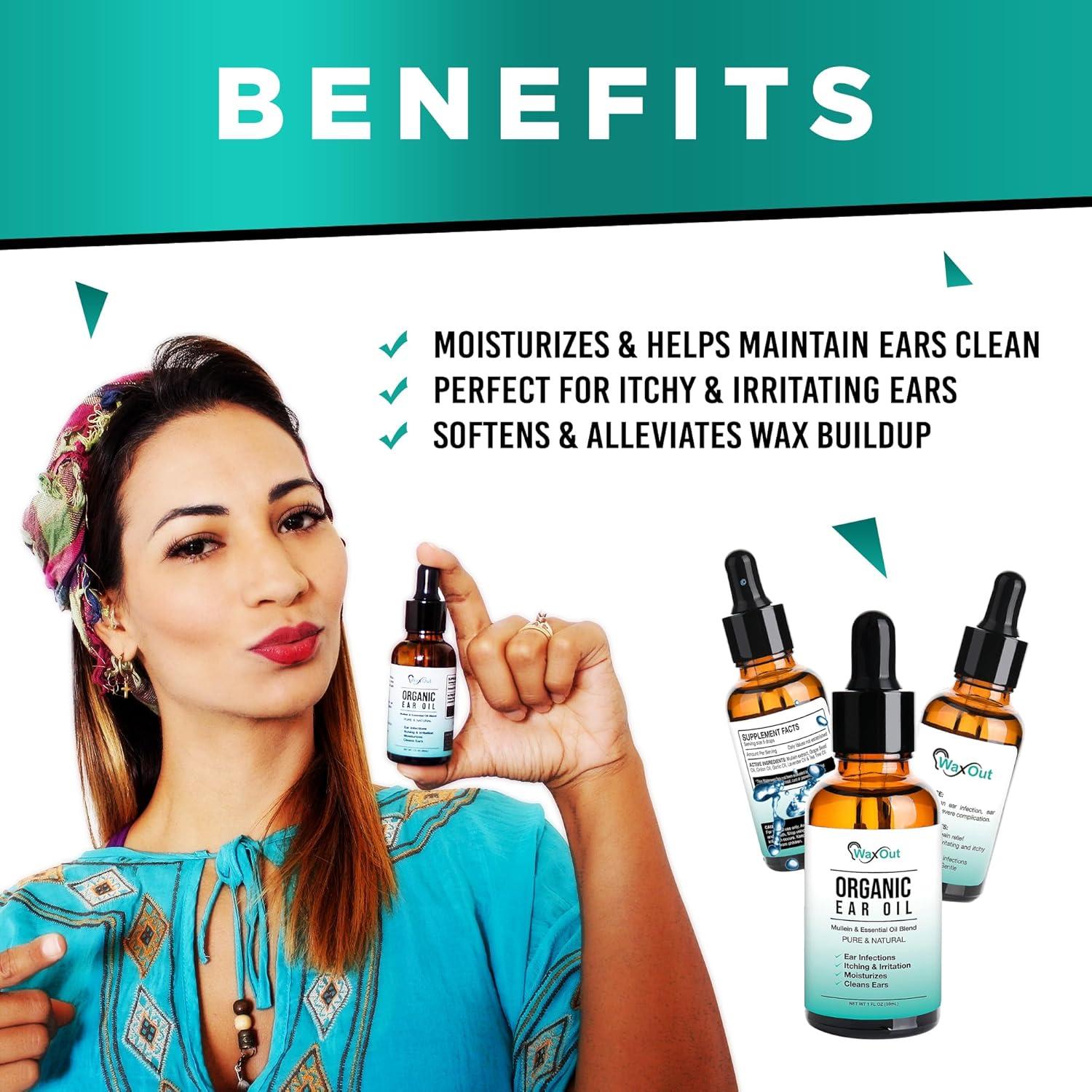 Gotas para Oídos WaxOut - Aceite Natural de Cera y Ajo 81g