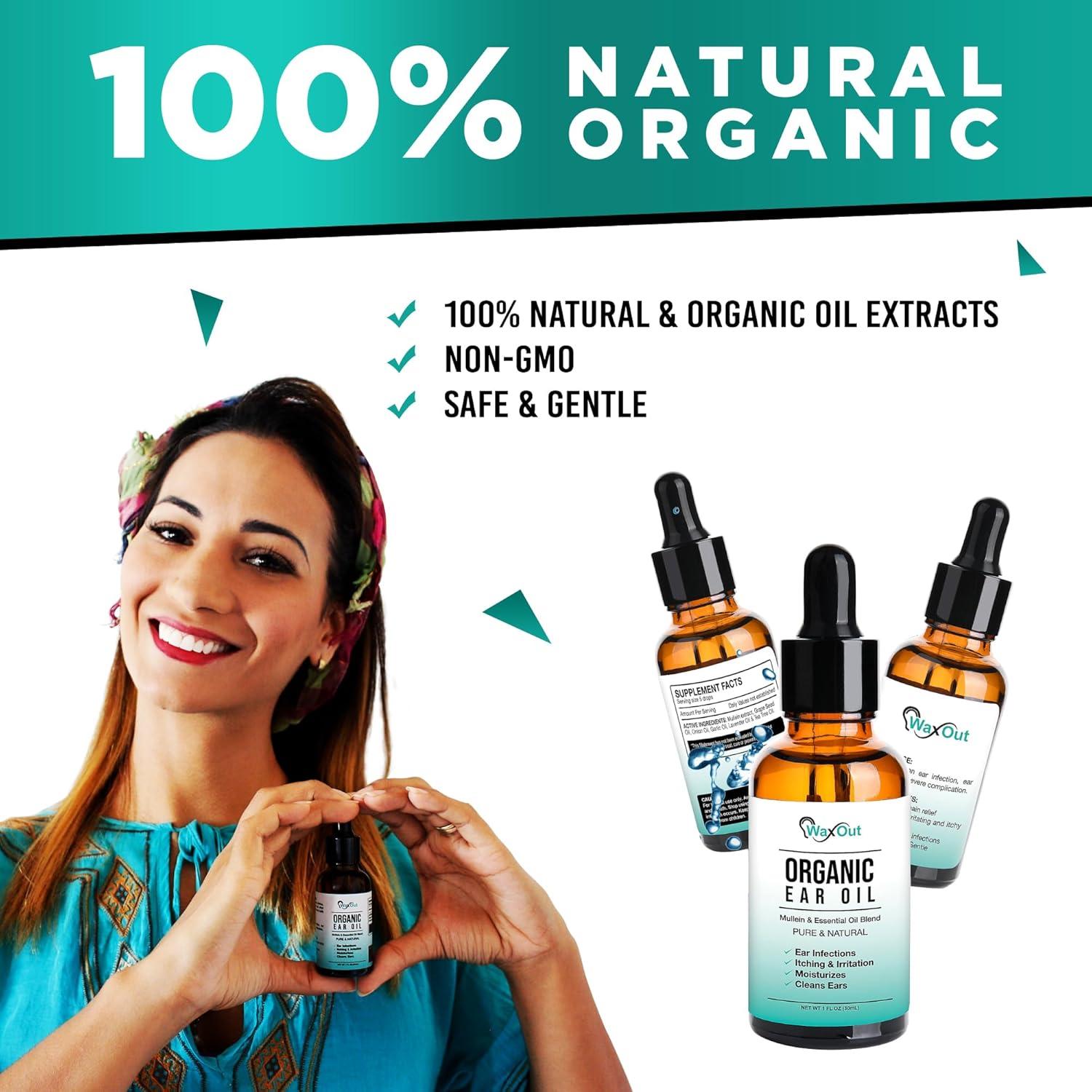 Gotas para Oídos WaxOut - Aceite Natural de Cera y Ajo 81g