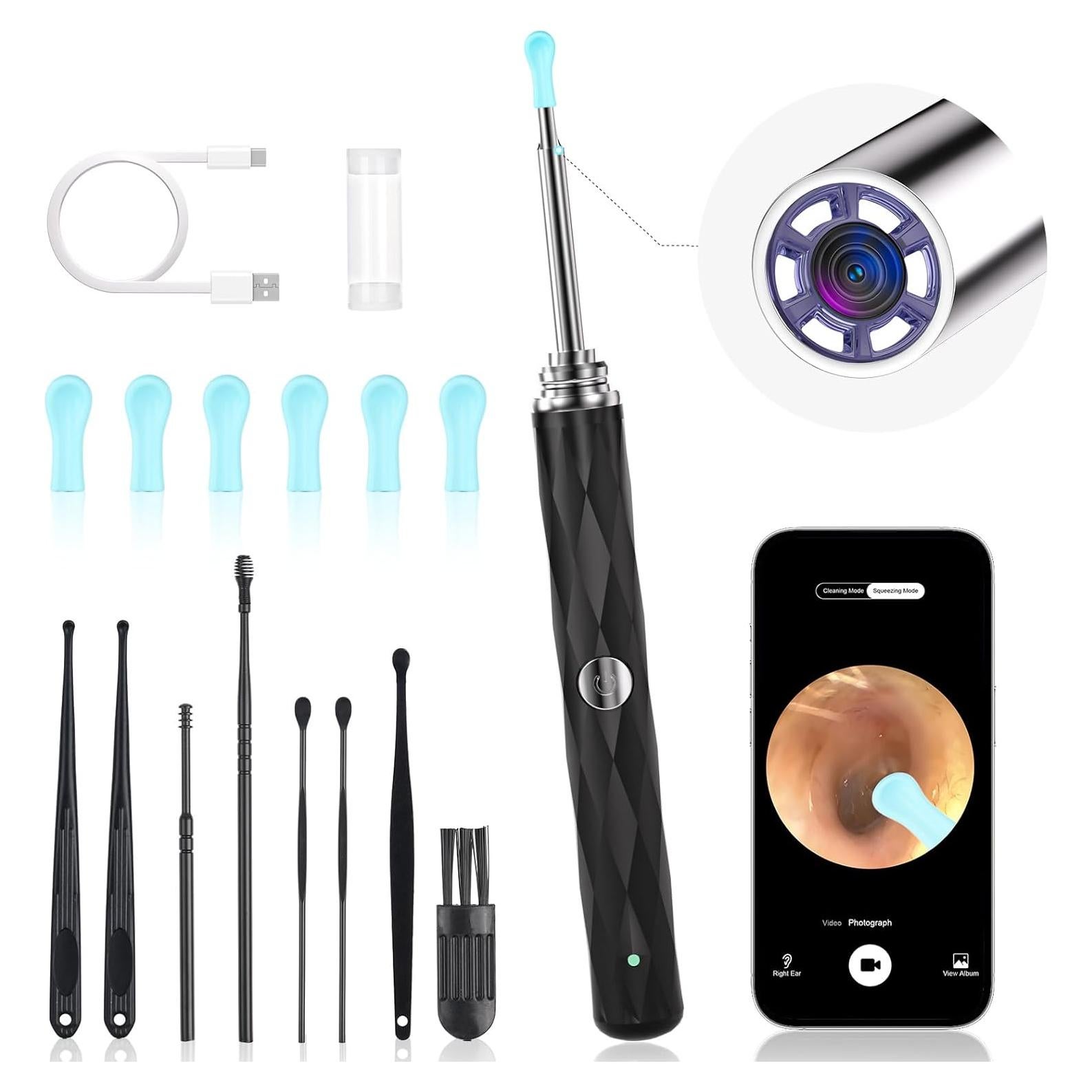 Kit Limpiador de Oídos Inalámbrico Keyloland con Cámara HD