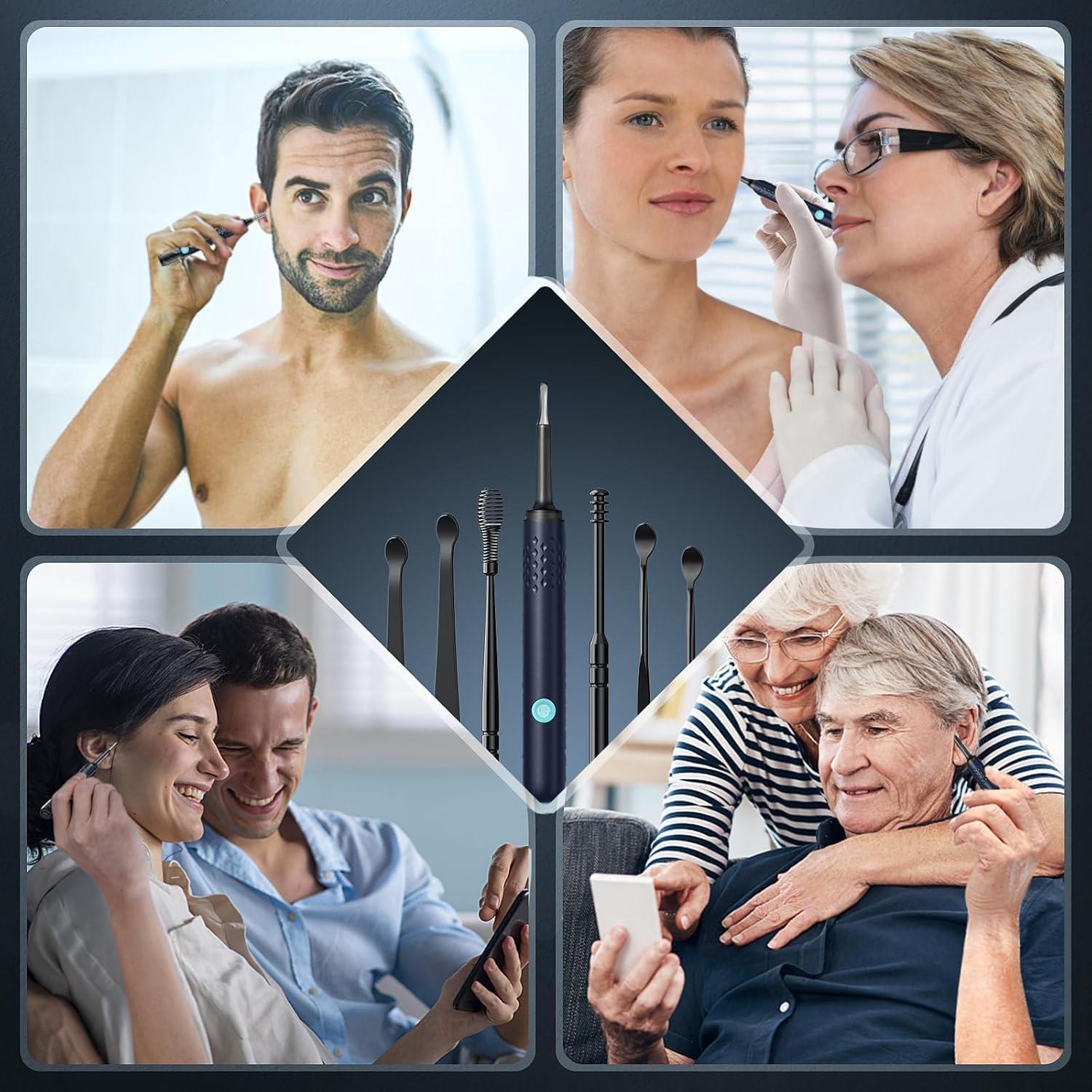 Limpiador de Oídos Assehsaa con Cámara 1080P HD - Kit 7 Piezas