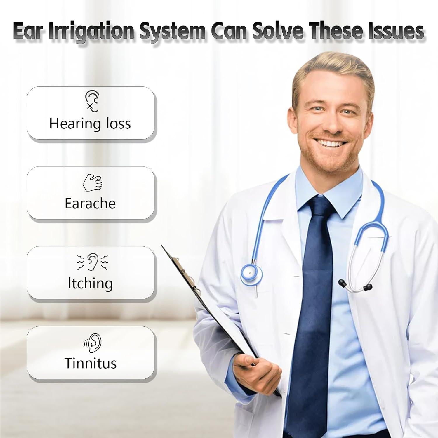 Kit de limpieza de oídos Oleswer DZ08 - 4 modos IPX7