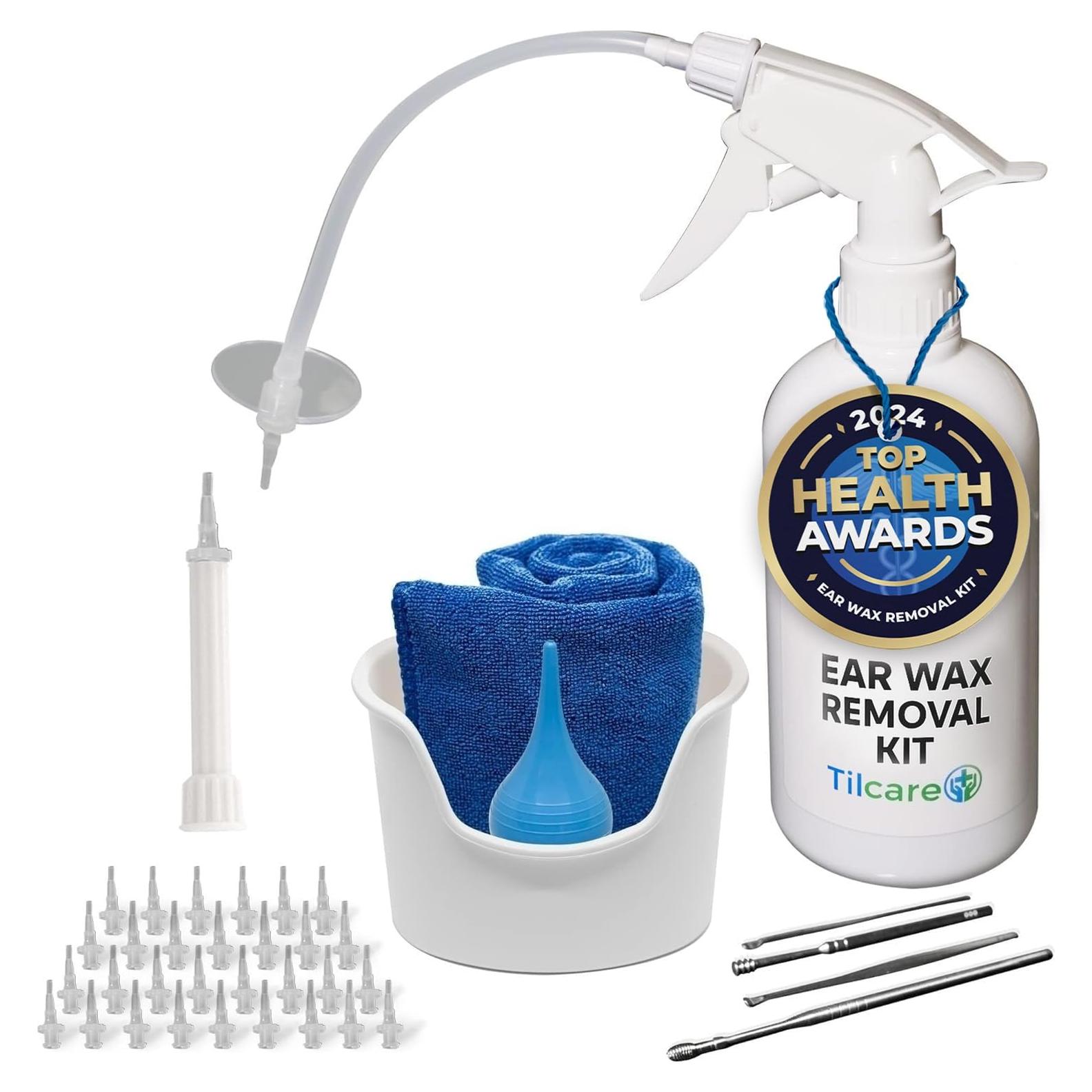 Kit de Limpieza de Oídos Tilcare - Irrigación Cerumen Adultos Niños