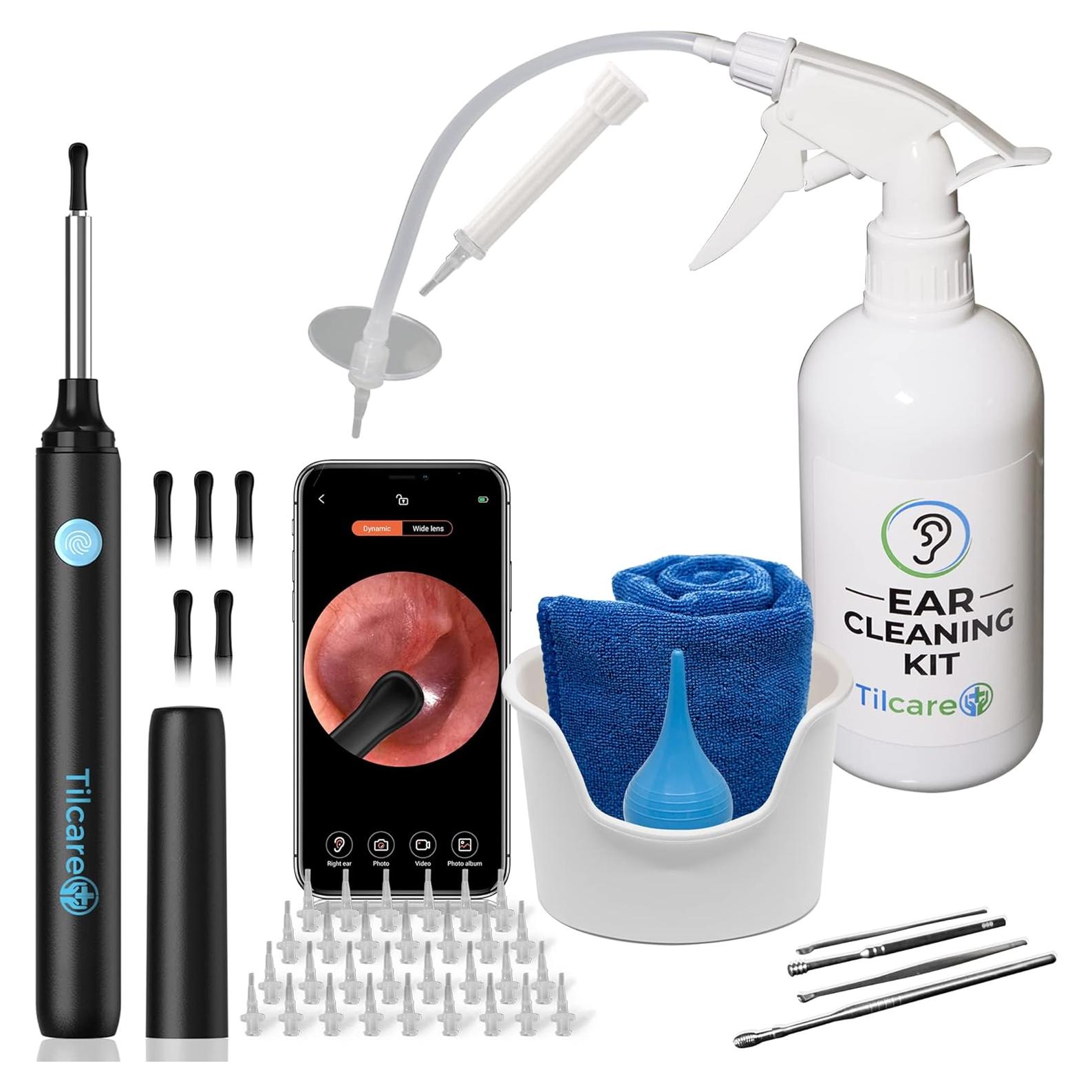 Kit de Limpieza de Oído Tilcare con Cámara y Accesorios