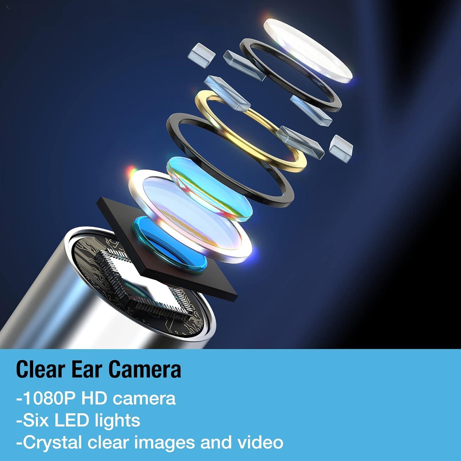 Kit de Limpieza de Oído Tilcare con Cámara y Accesorios