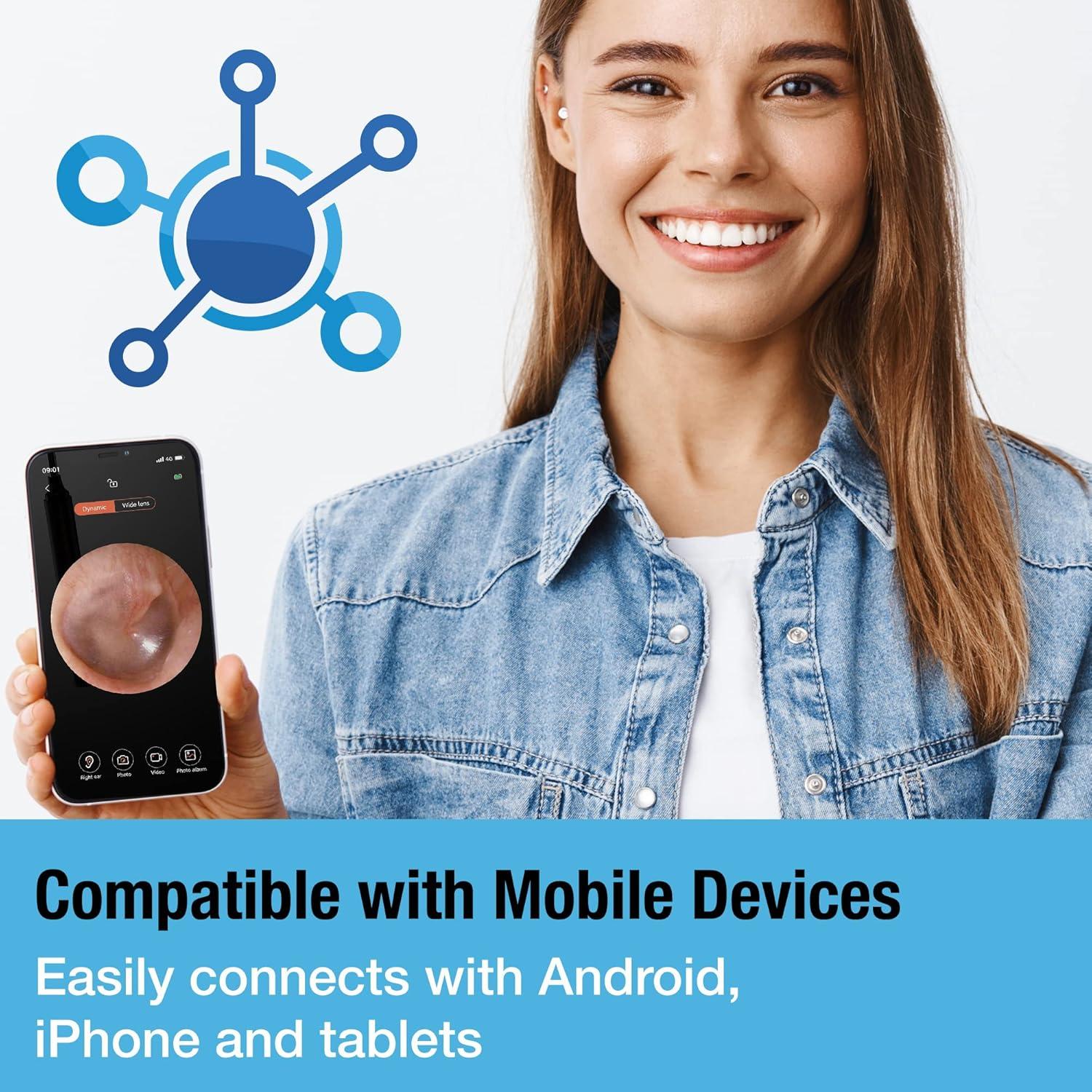 Kit de Limpieza de Oído Tilcare con Cámara y Accesorios