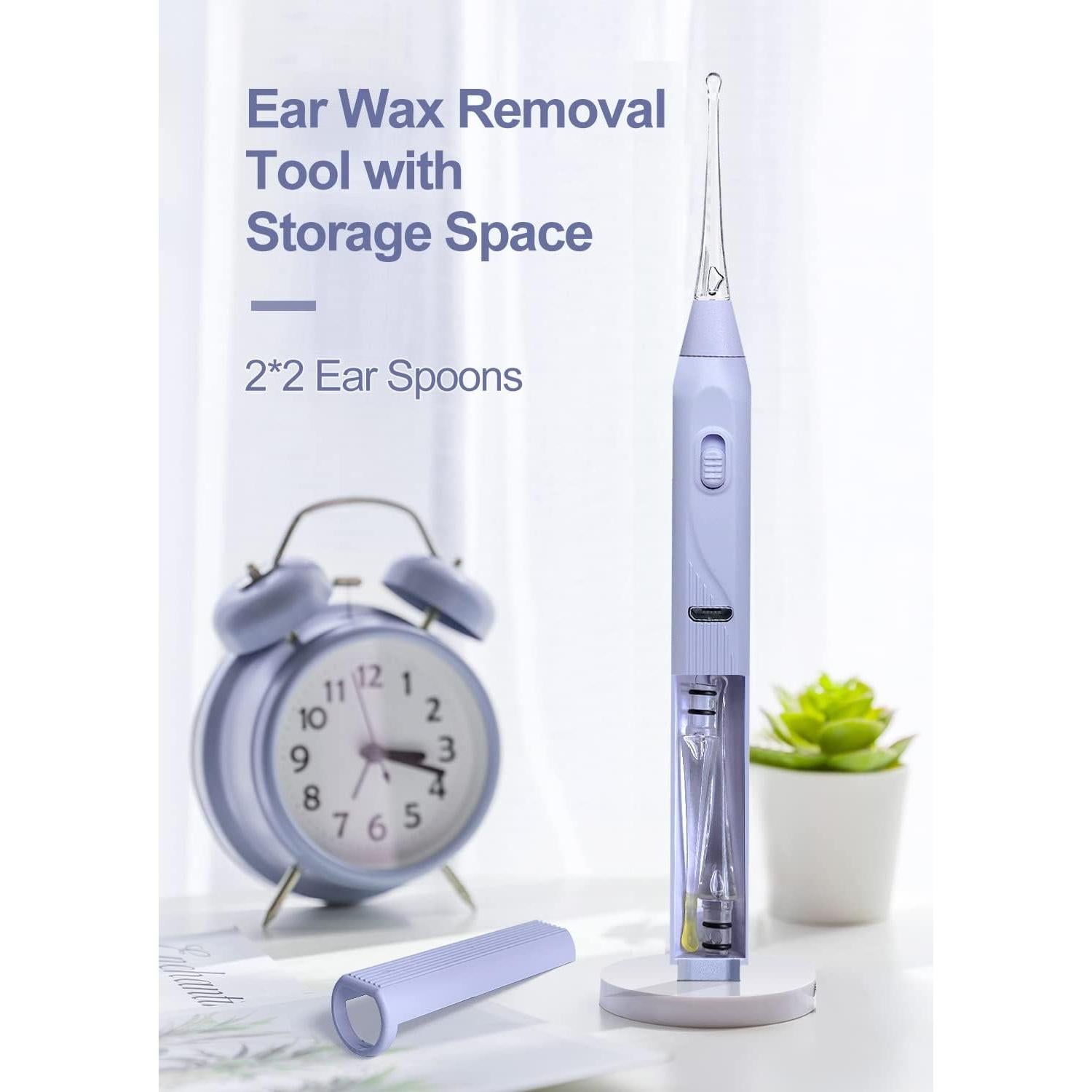 Removedor de Cerumen UANRNA con Luz LED y Almacenamiento