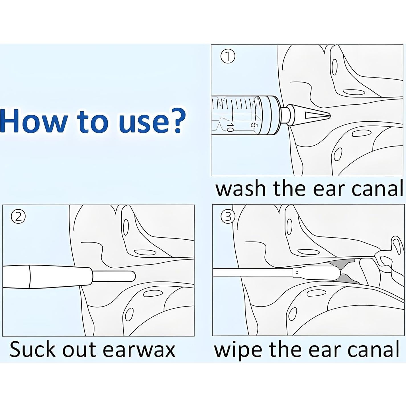 Kit Eliminación Cerumen KISSIMEE HE20 3 en 1 Recargable