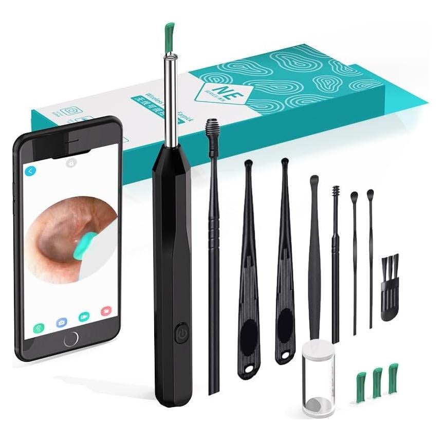 Otoscopio de alta definición OKUBOX con 6 luces LED