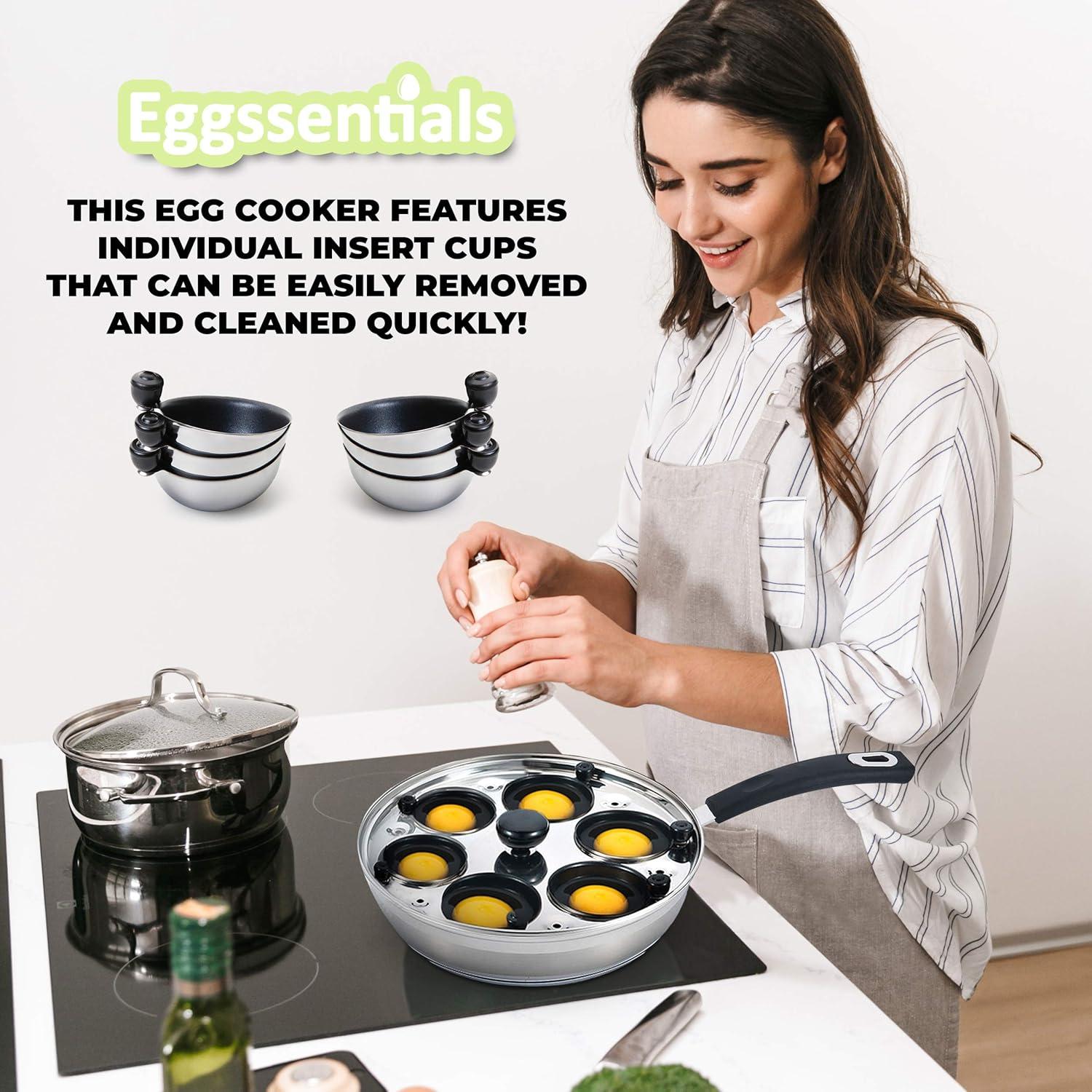 Sartén Antiadherente Eggssentials para 6 Huevos Poached