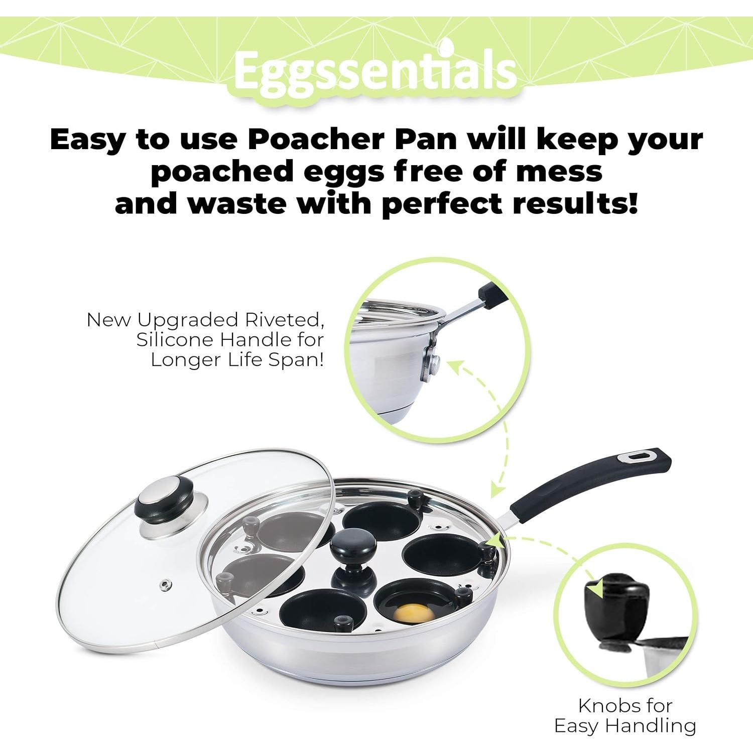 Sartén Antiadherente Eggssentials para 6 Huevos Poached