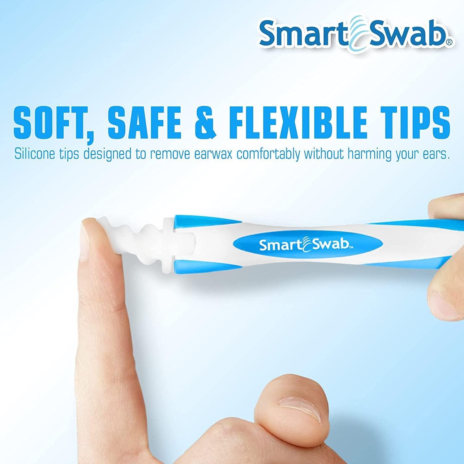 Smart Swab Limpiador de Oídos Espiral 16 Puntas Reemplazables
